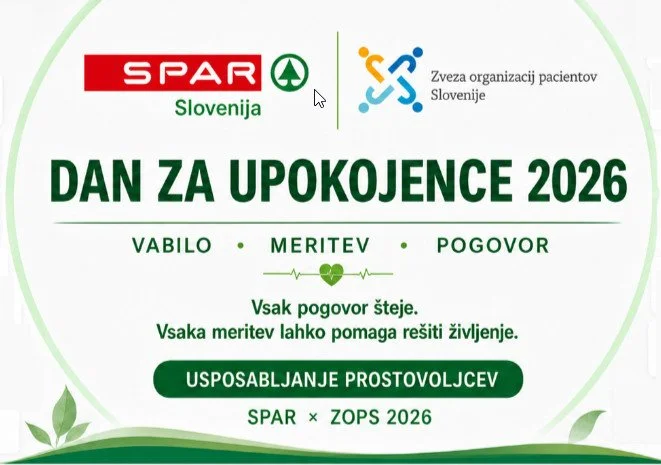 ZOPS in SPAR Slovenija skupaj za zdravje upokojencev