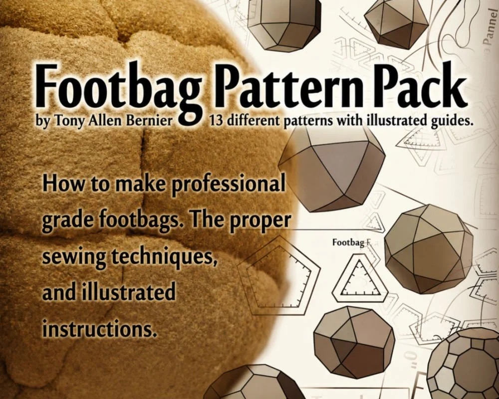 Footbag patterns.
