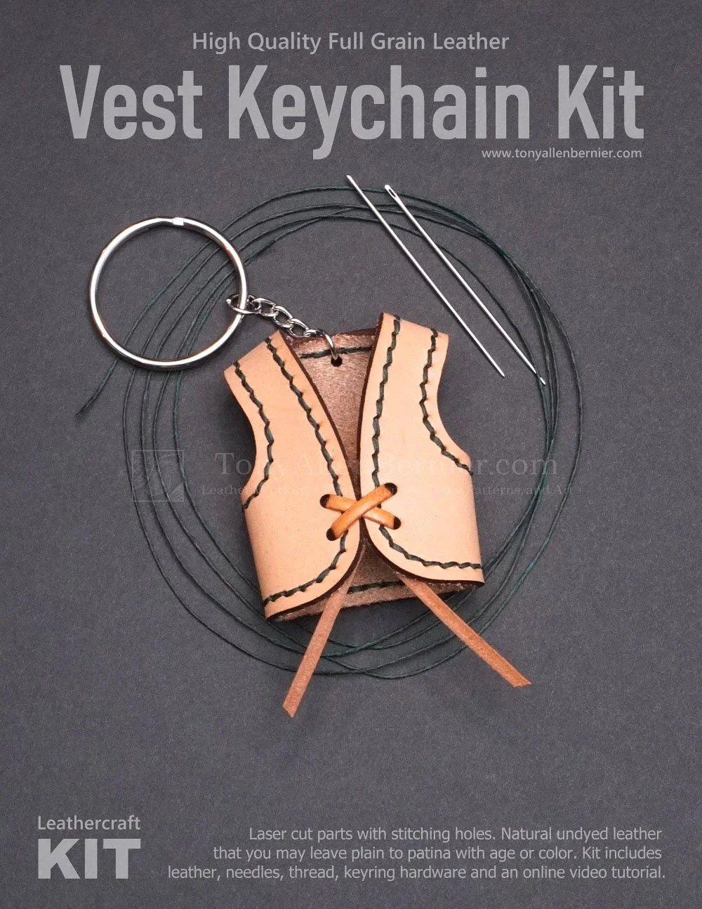 Leather vest keychain kit.jpg