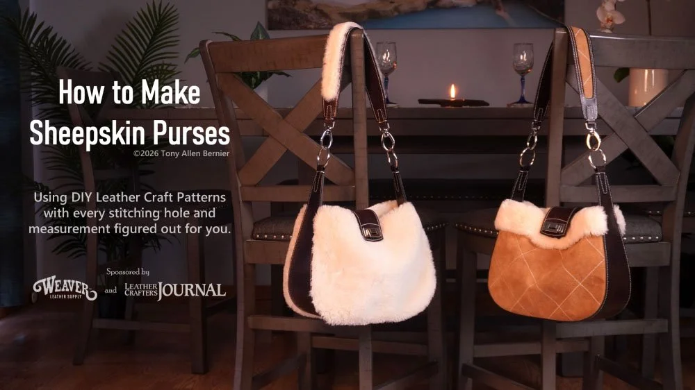 How to make sheepskin purses.