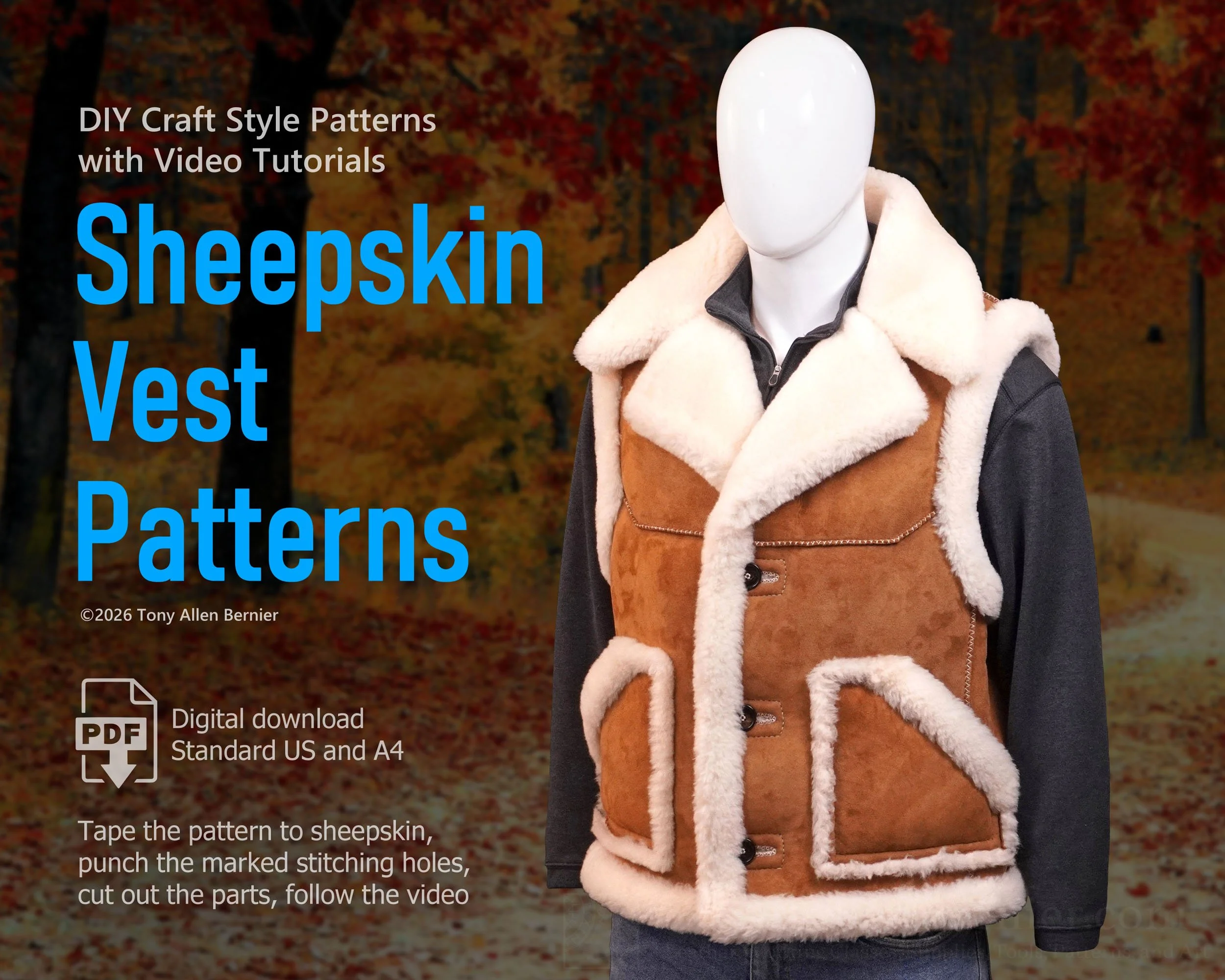 Shearling Vest Pattern.