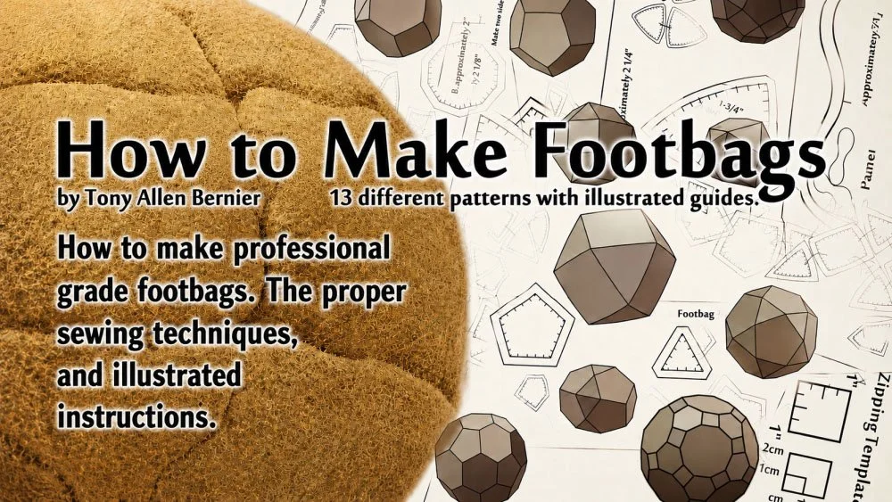 How to sew professional footbags.