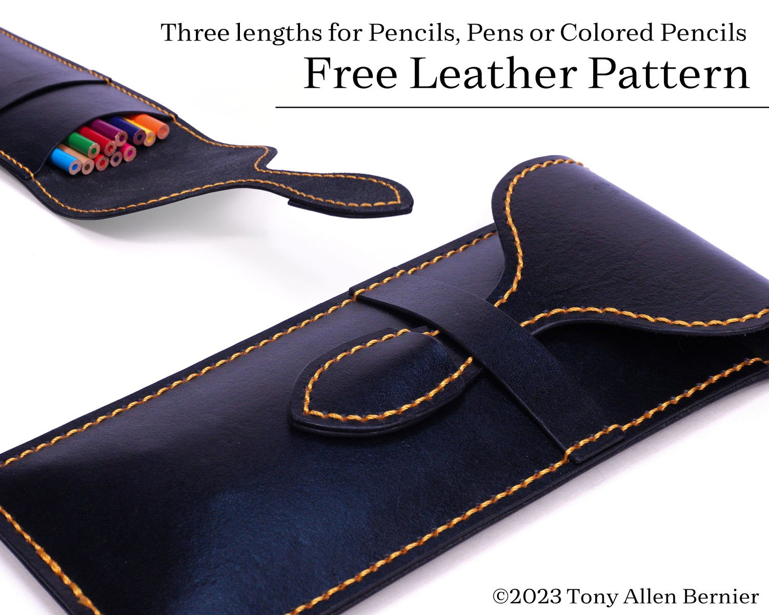 Free leather patterns — Tony Allen Bernier