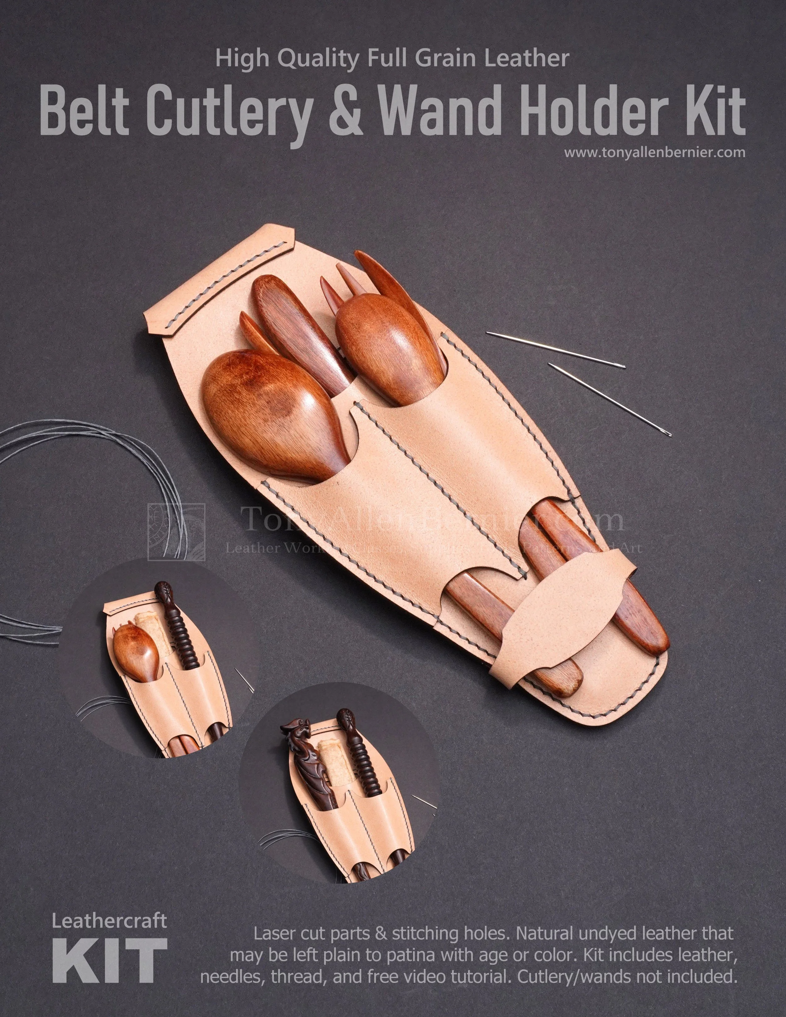 Silverware belt holder.