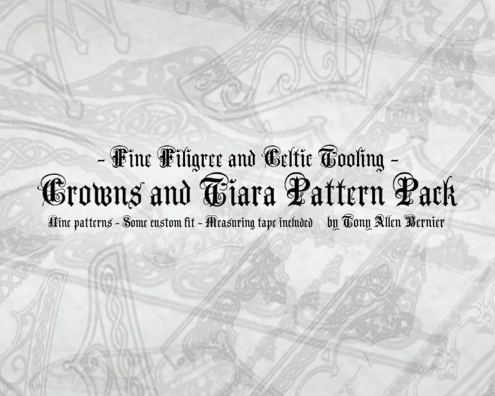 Leather crown patterns.