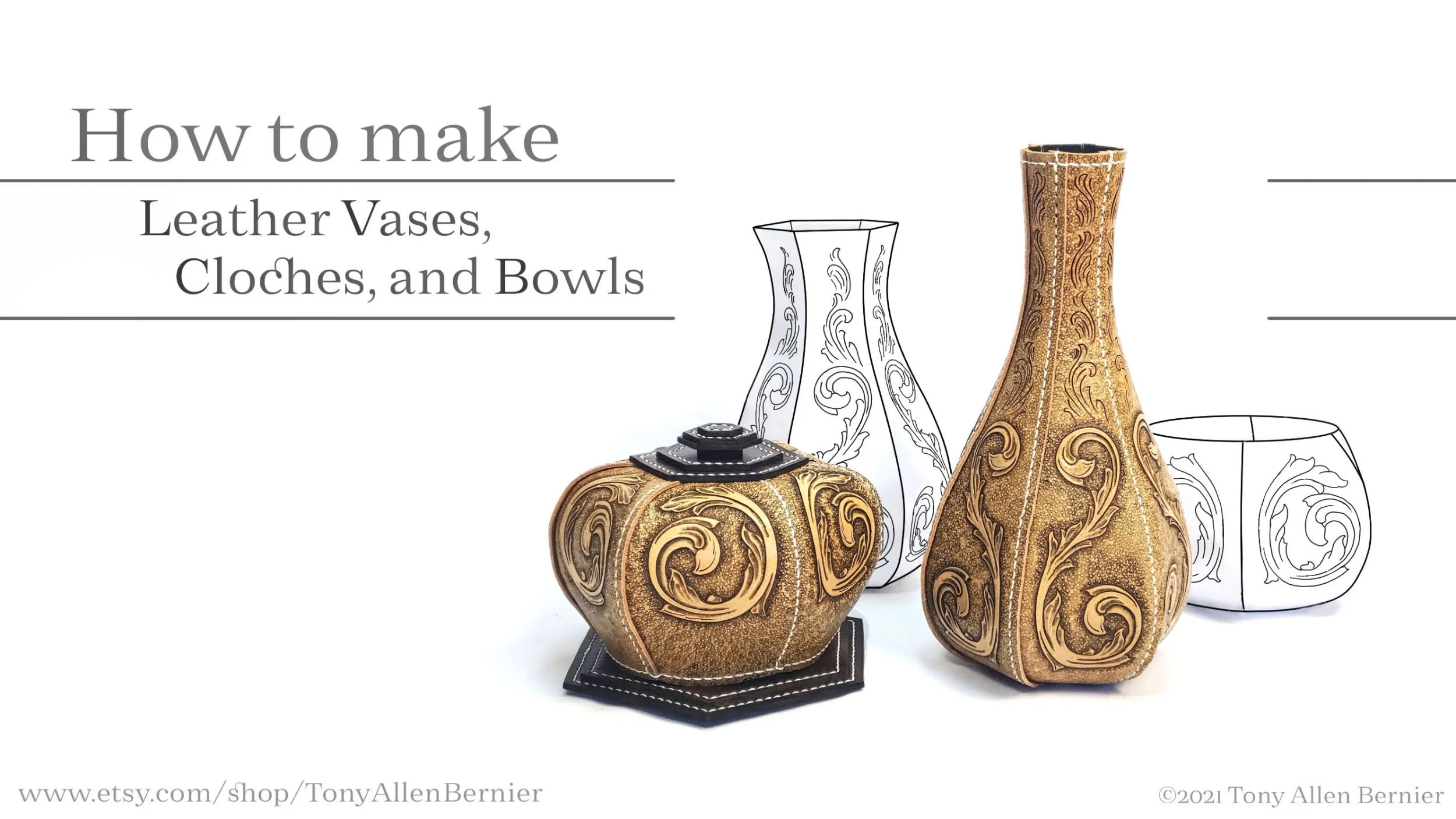 Leather vase tutorial — Tony Allen Bernier