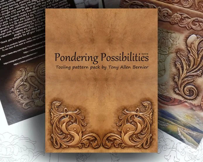 Leather tooling patterns.