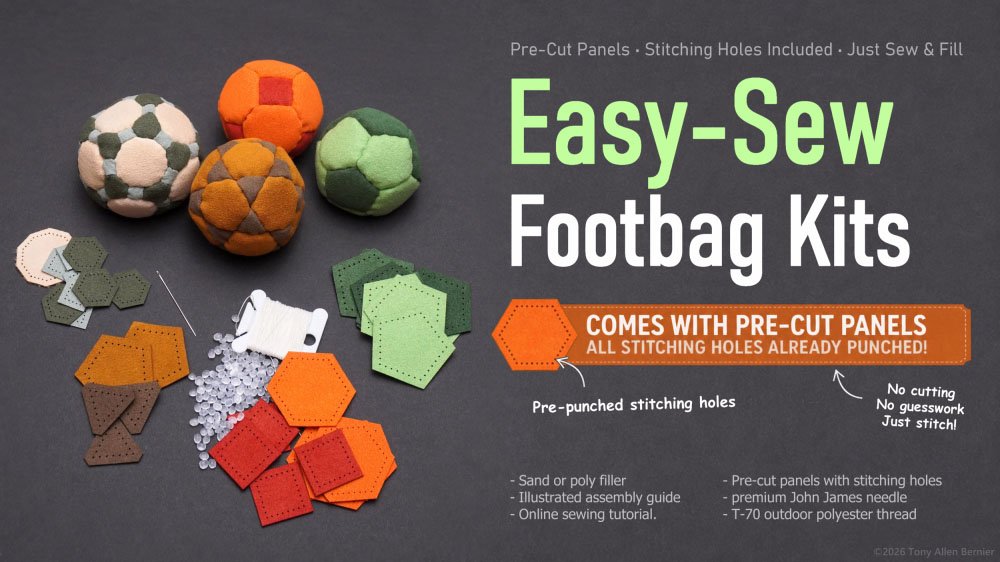 How to make hacky sacks with kits.