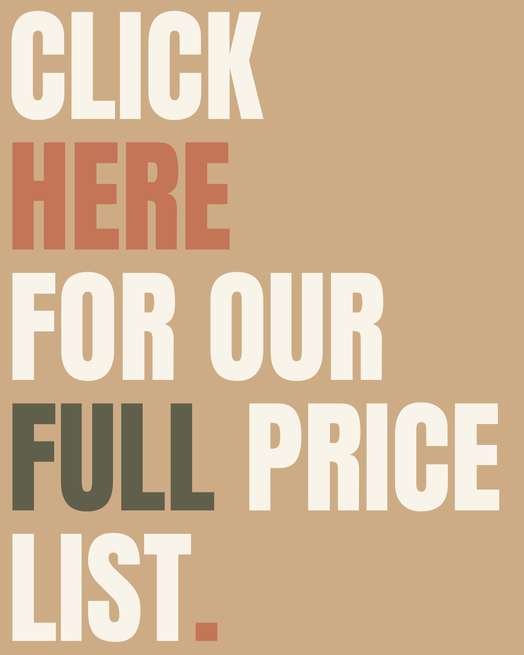 A cover for a price list for transaction coordinators in idaho Falls