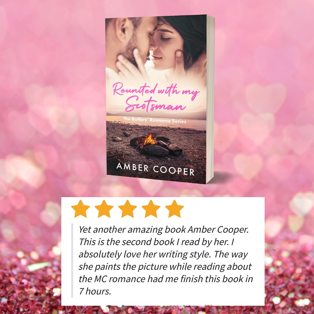 Sometimes people say the nicest of things about the nicest of books. 😘 

Reunited with my Scotsman in KU the noo. 

What you get:

🏴󠁧󠁢󠁳󠁣󠁴󠁿 Scottish romance 
🏡 Small town 
🐢 Slow burn 
💖Second chance - teenage sweethearts reunited 
🐕 Golde