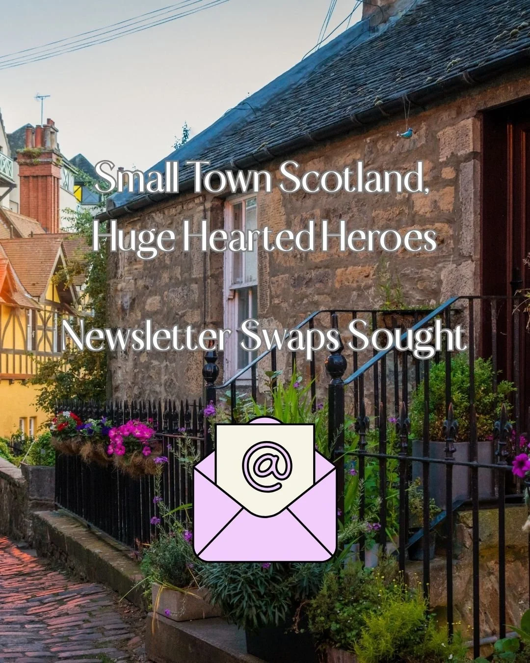 Any authors of contemporary, steamy romance who would like to do a newsletter swap, do send me a DM. Doesn't need to be Scottish or small town just similar. No AI or billionaire dudes in the buff, ta.