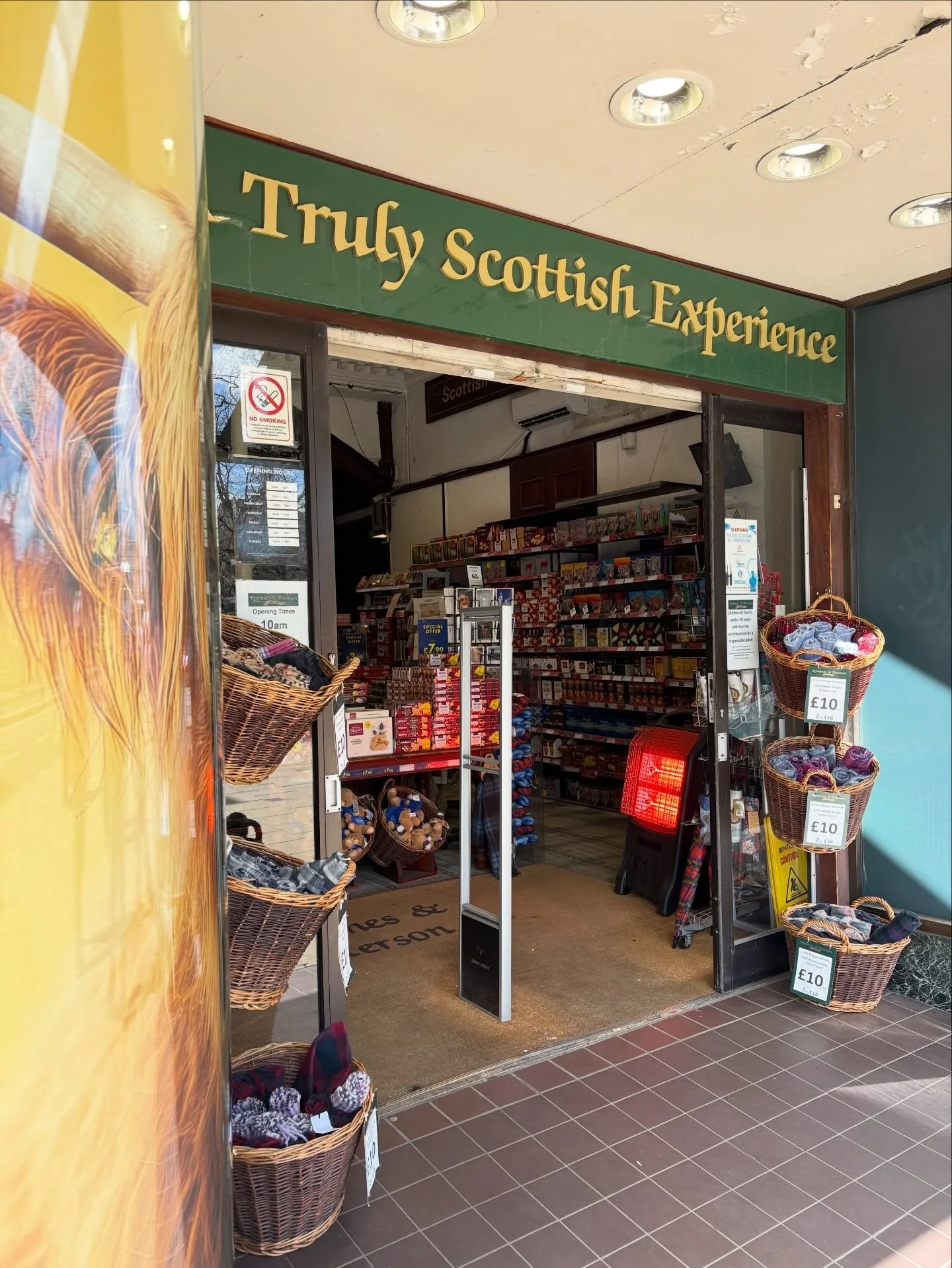 I can think of a lot of things that are a truly Scottish experience before any of these tartan tat shops that clog up Edinburgh city centre and are a blot on the landscape. If you visit Edinburgh please seek out independent retailers before going to 