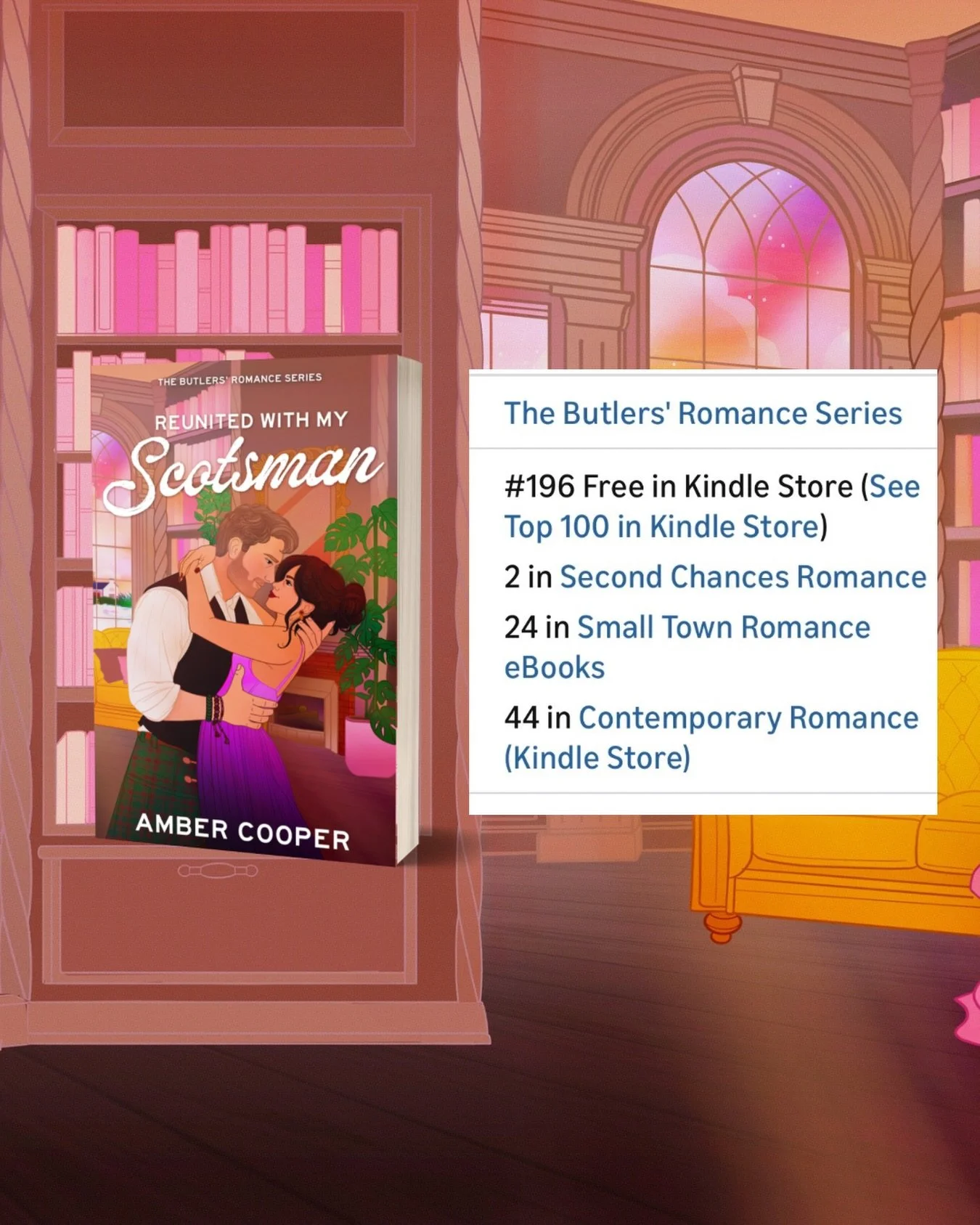 This is nice. Thanks romance book blast. Now I know that I need to sell over 3000 copies to reach this spot. No idea why I can&rsquo;t see the book in the chart when I click on it, but I&rsquo;ll just go with the good feels of being number two in sec