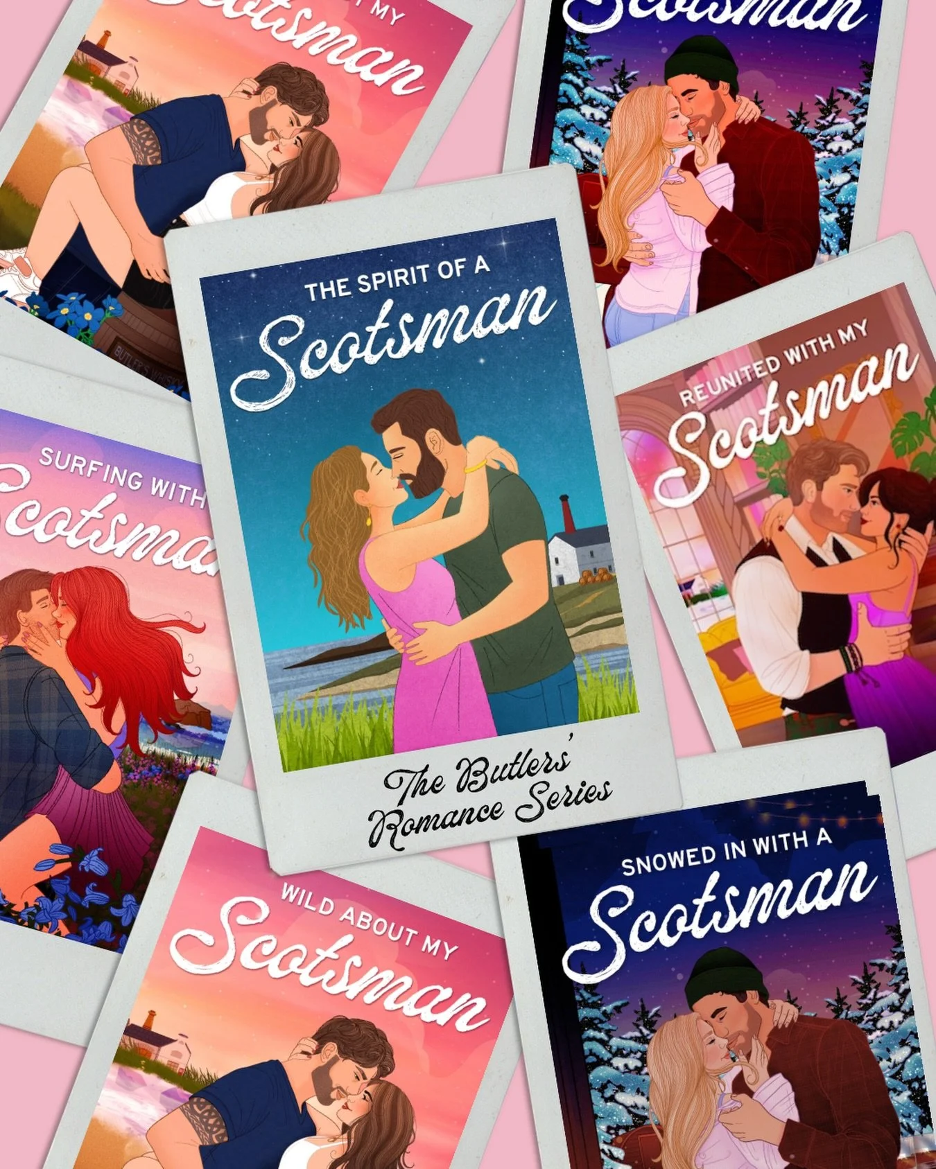 It&rsquo;s judge a book by its cover Tuesday. So I&rsquo;ll just leave these here. 💖

All in KU. Spirit of a Scotsman is free to download. Link in story highlights. 💖