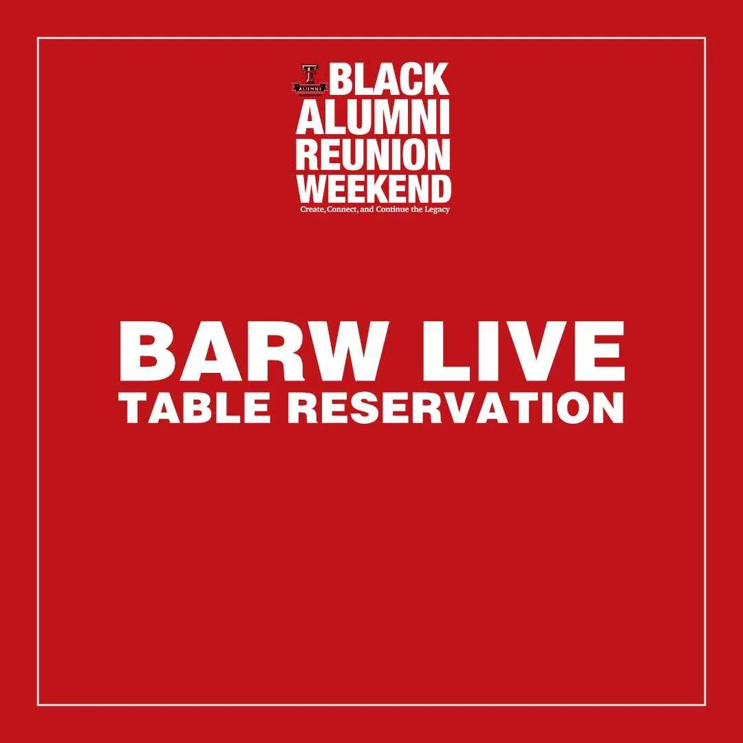 BARW Live Reserved Table