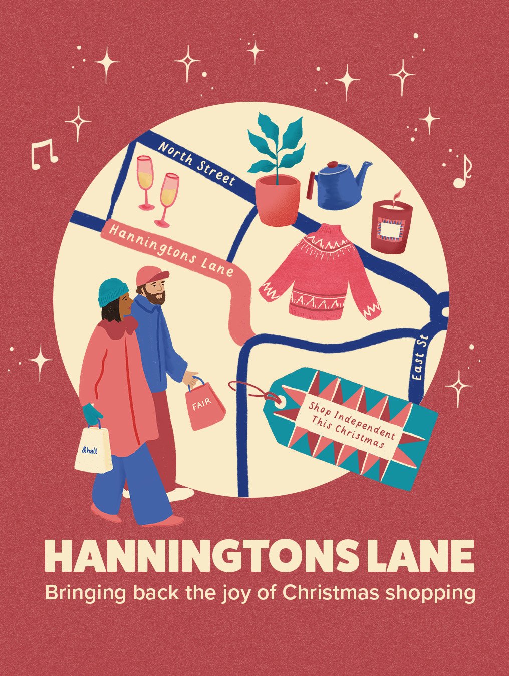 Hanningtons Lane Christmas Campaign