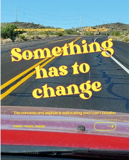 Because something has to change