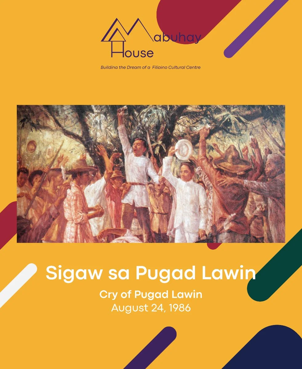๐ต๐ญ ๐
๐
๐
๐
ค๐
๐
๐
จ ๐
ฃ๐
ก๐
๐
ฅ๐
๐
: Cry of Balintawak (Pugadlawin)
On August 19, 1896, the Spaniards discovered the Katipunan. Days later, on August 24, Andres Bonifacio gathered ~500–1,000 katipuneros in Caloocan—Balintawak/Pugadlawin (al