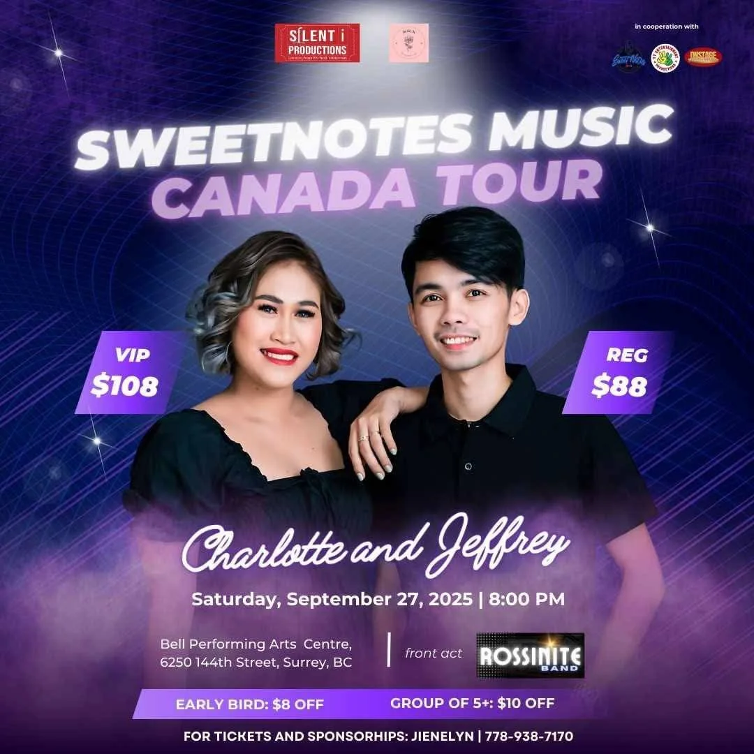 Sweetnotes Music Canada Tour