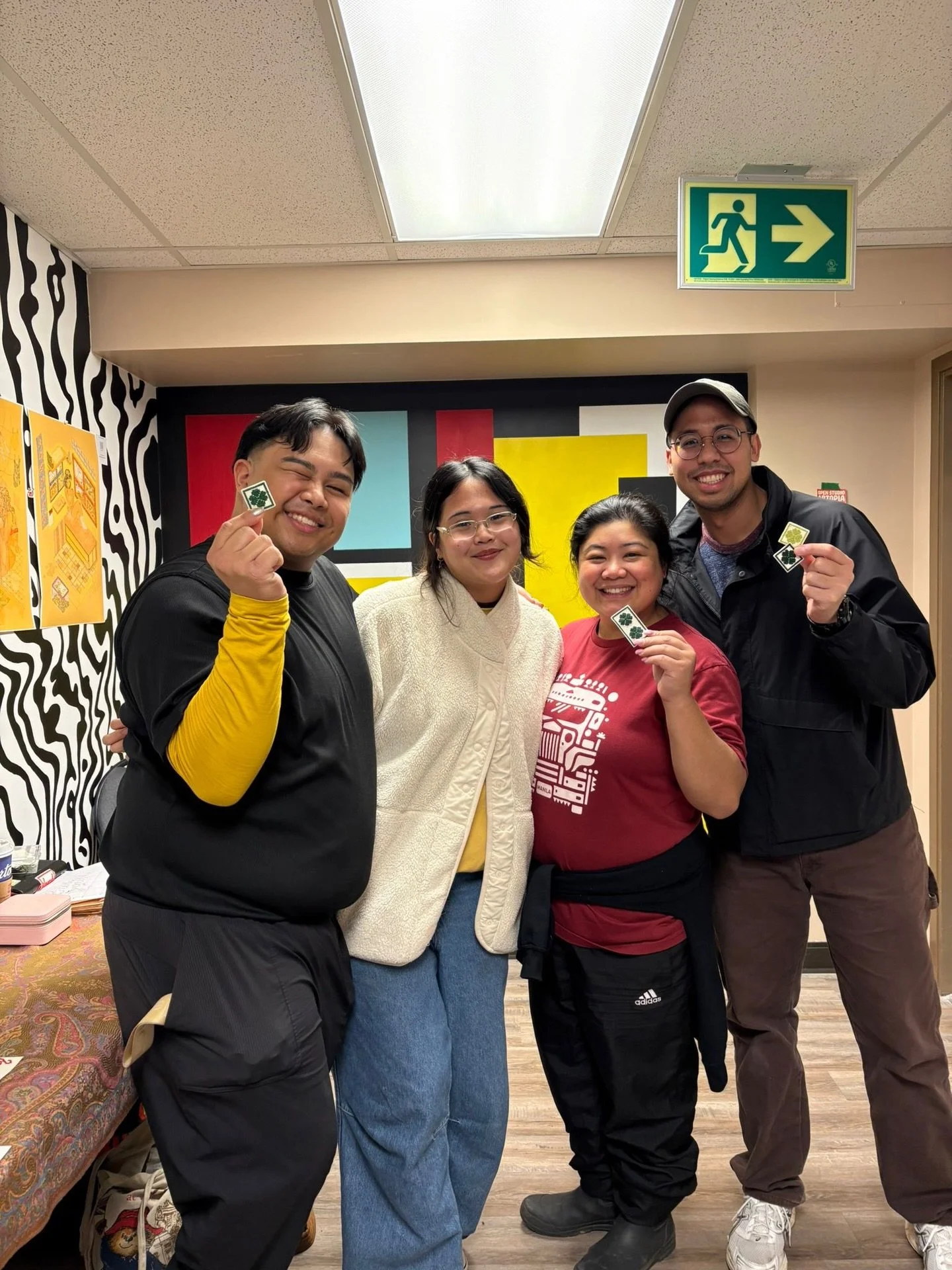 Happening Today!

Mabuhay House directors Sammie Jo, Hussein, and Rudy, along with our staff Jay, were busy moving into our humble studio space&mdash;an exciting new chapter that we&rsquo;ll be announcing soon 👀✨

As a fun surprise, we also stumbled