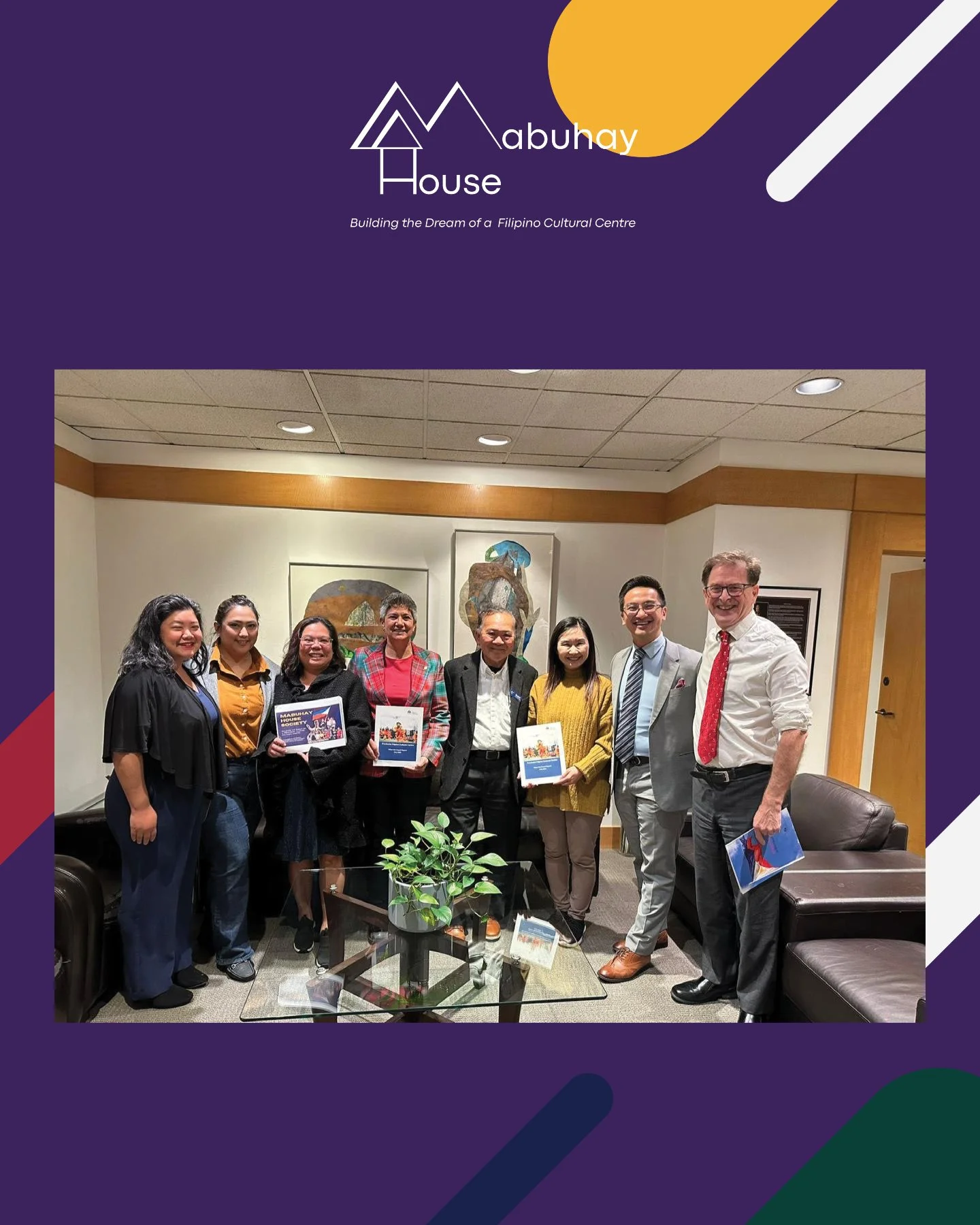 Last December 2025, Mabuhay House Society had the privilege of meeting with and presenting our current proposal to Hon. Anne Kang, Minister of Tourism, Arts, Culture and Sport, alongside Hon. Adrian Dix, Minister of Energy and Climate Solutions, and 