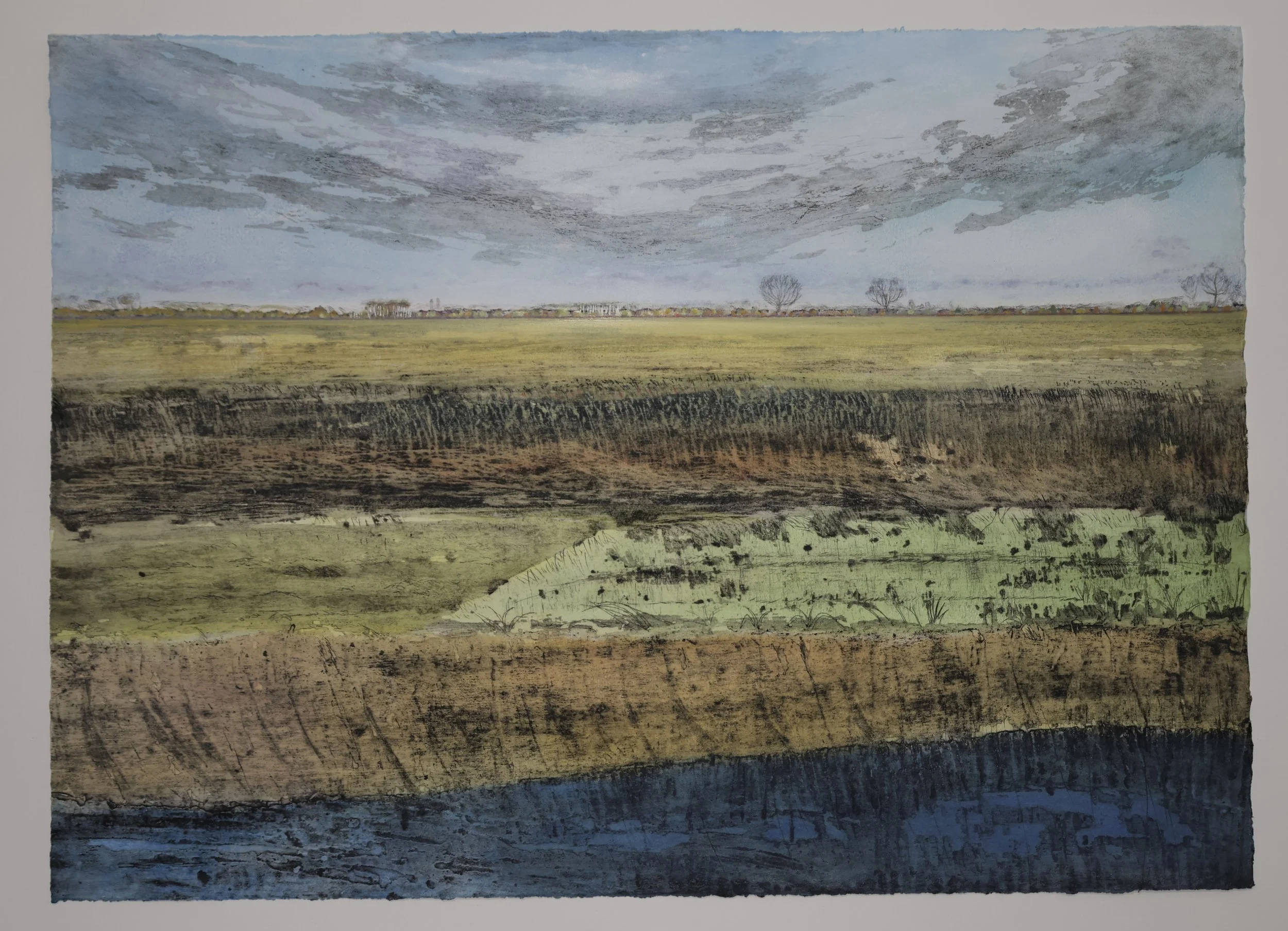 Baker's Fen XVIII showing deckle edge