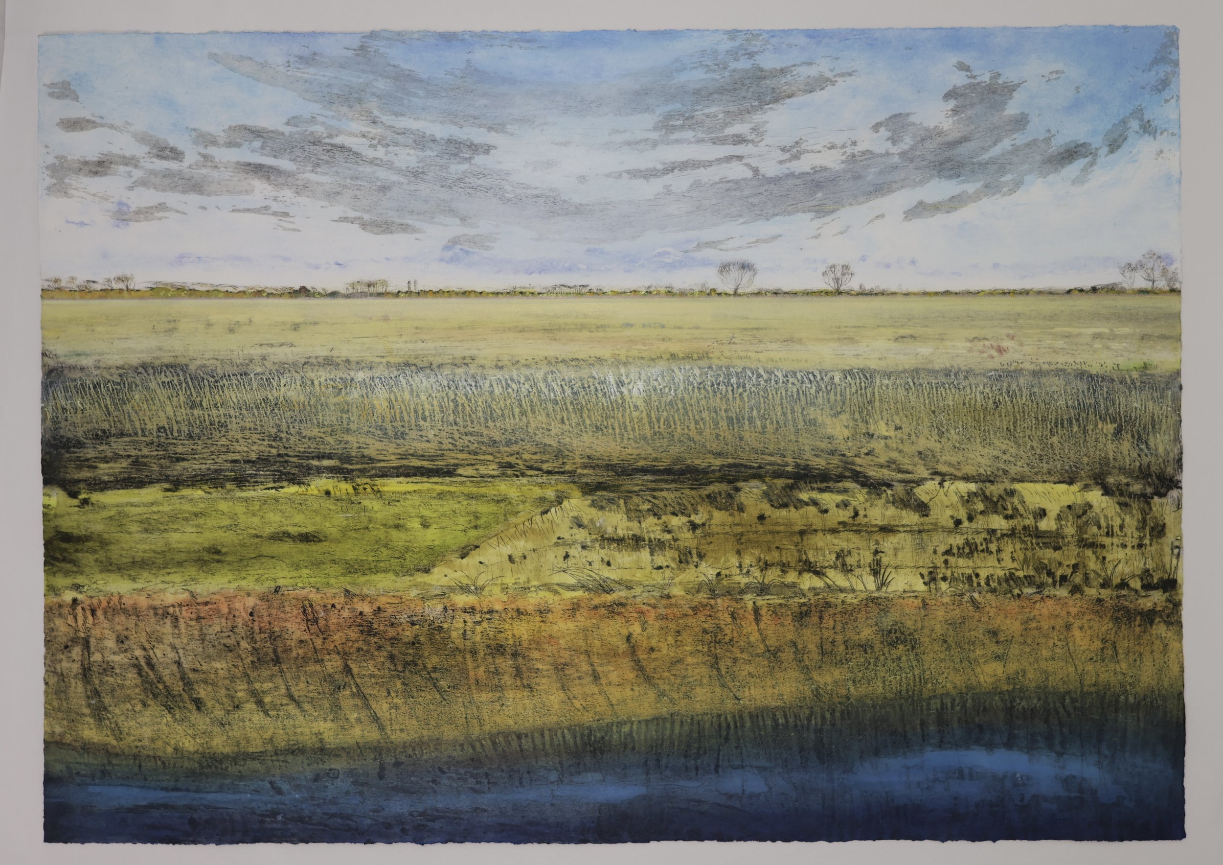 Baker's Fen XIX showing deckle edge