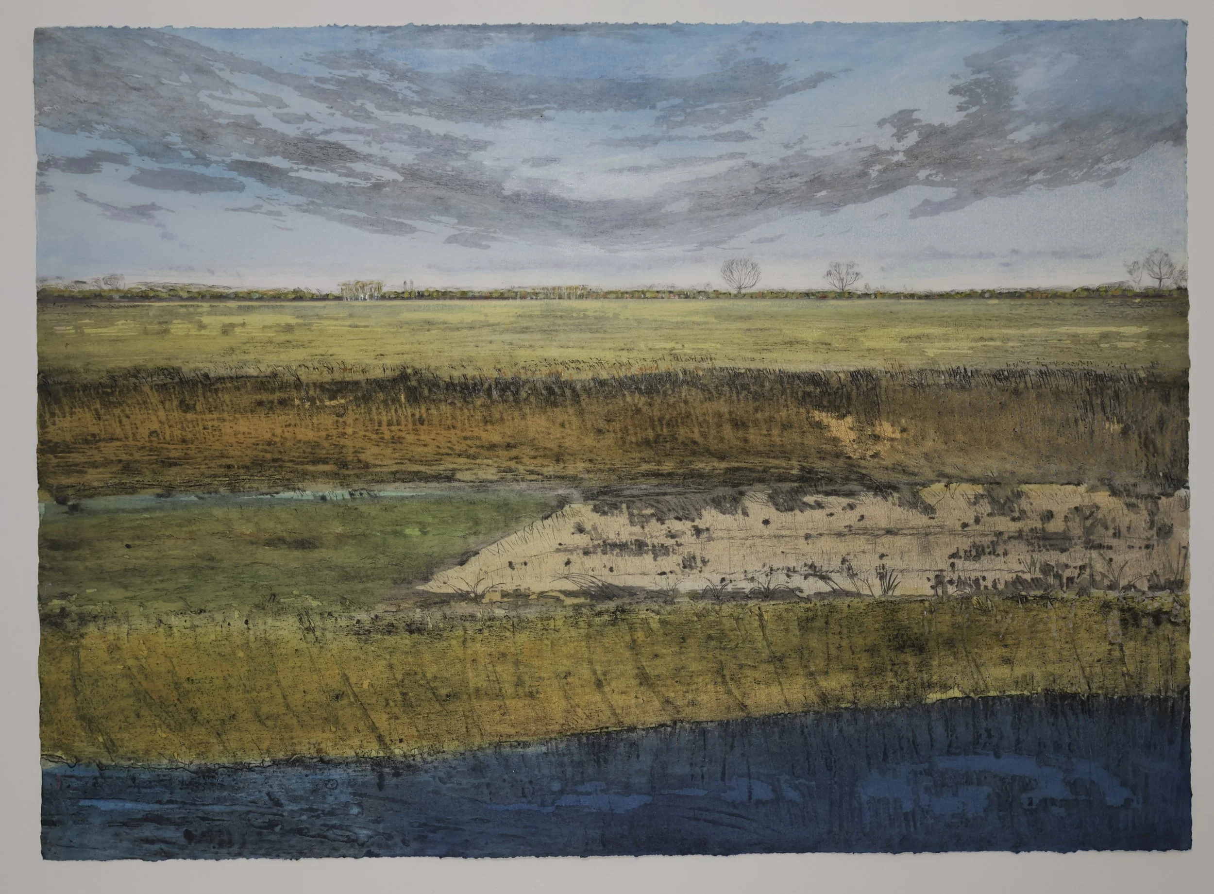 Baker's Fen XVII showing deckle edge