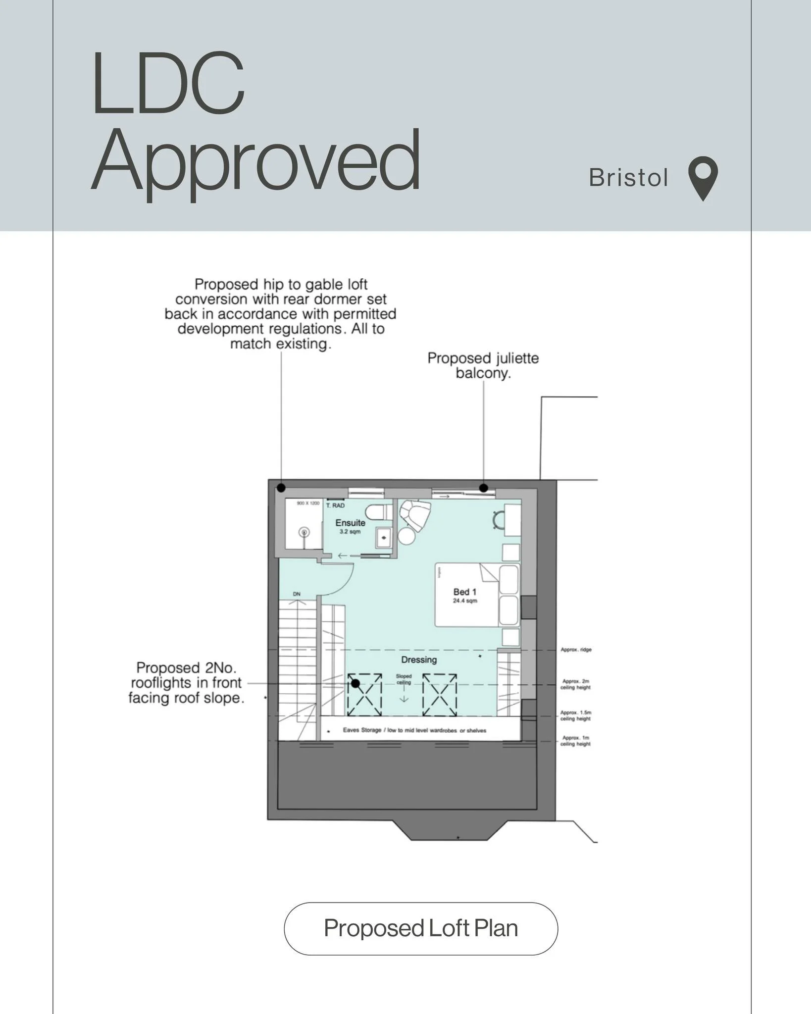 Unbelievably this decision came in early...very early! 

Only 3.5 WEEKS since I submitted the application! 💨

Nice little lawful development certificate approved for a PD hip to gable loft conversion and rear dormer loft extension 💥

Now for the 3r