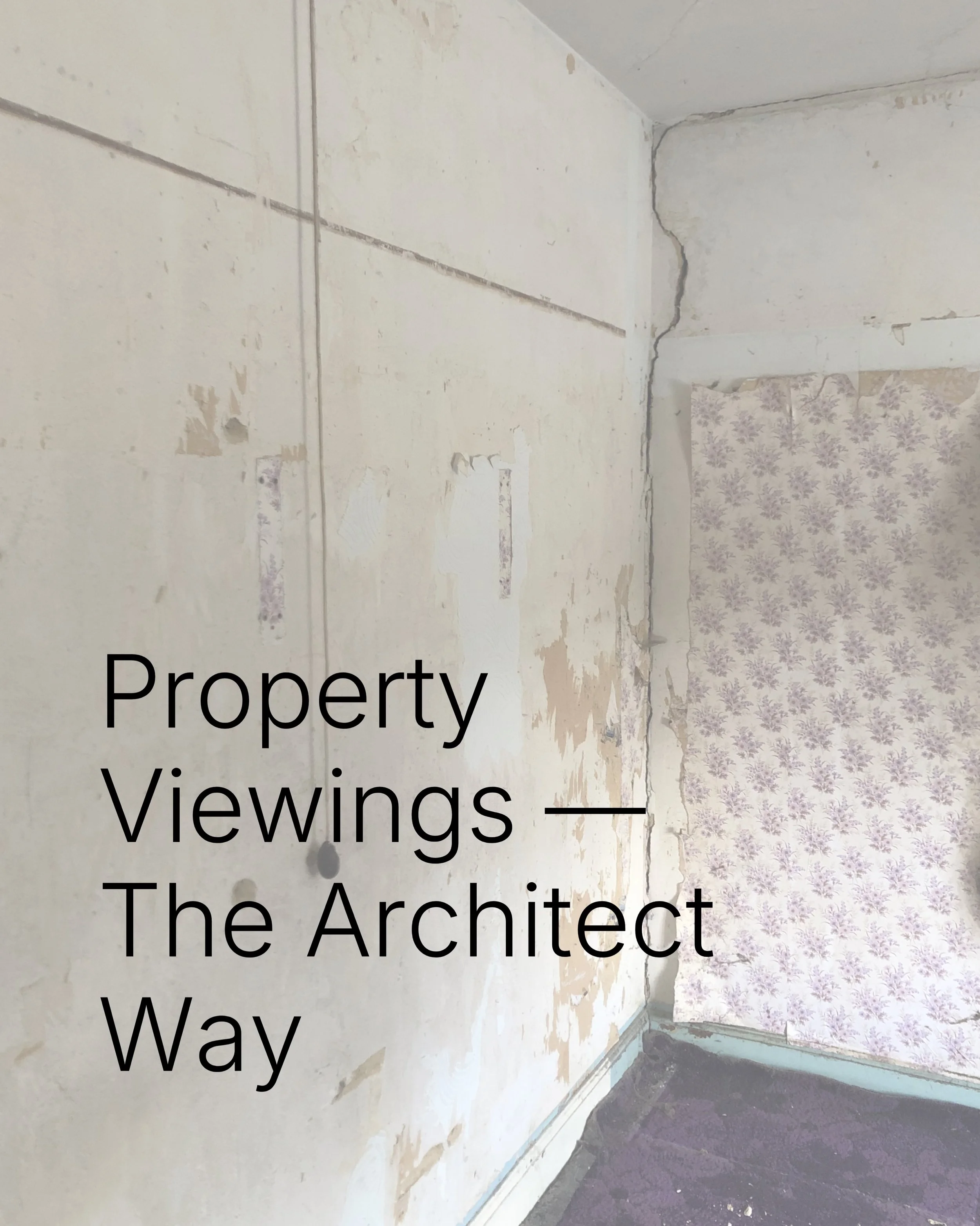 A different way to look at property viewings 👀 THE ARCHITECT WAY 🤓🕵️&zwj;♀️🔬

Head to our website blog where we go into a lot more detail and you can get access to our free downloadable viewing template too ✅

#propertyinvestor #propertyviewings 