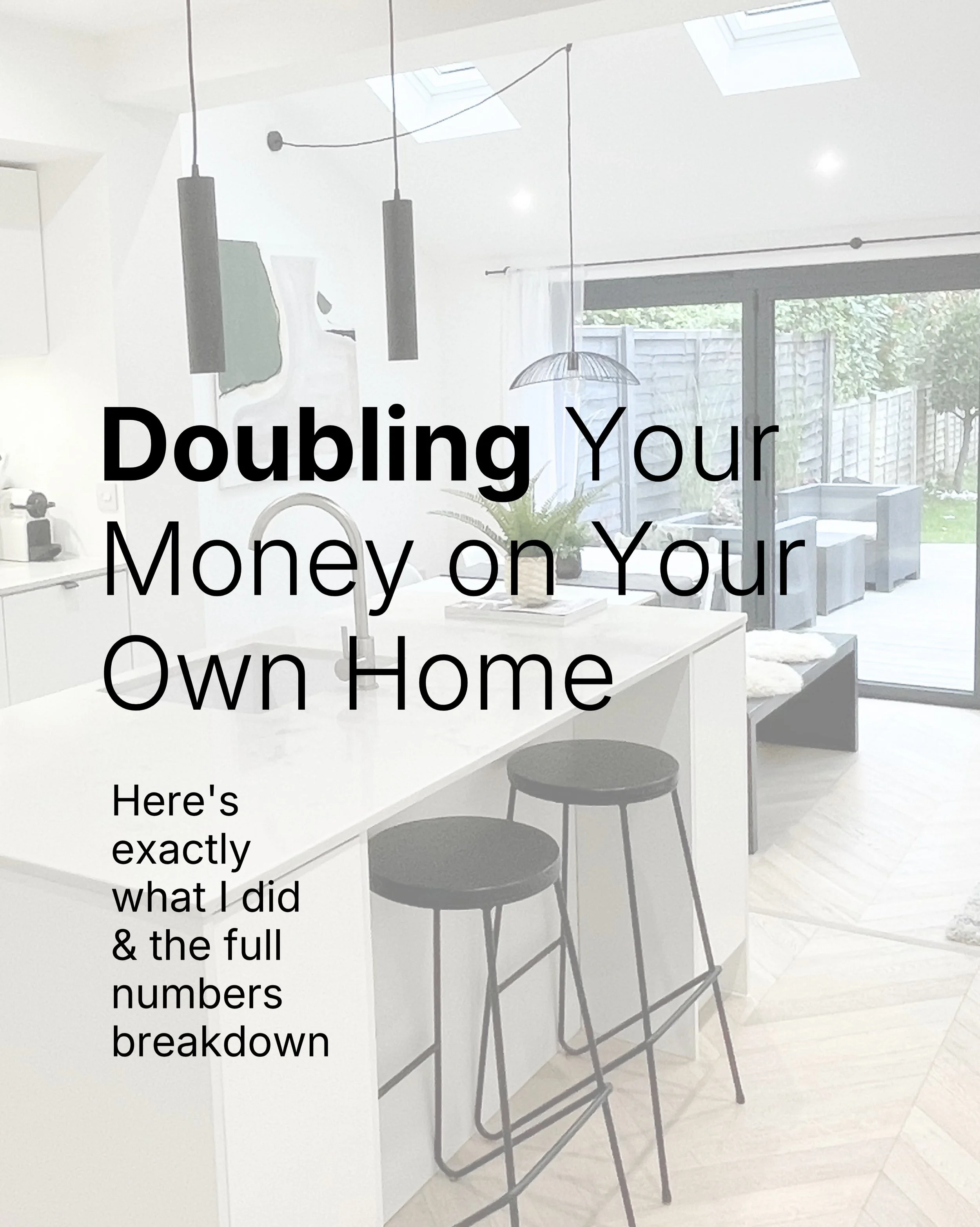 Okay okay&hellip; well not quite double&hellip; but 98.7% return on cash invested is close enough right? 💸 🙌🏻

It&rsquo;s always a controversial one in the property investing world&hellip; whether to invest your money into your own home or not?

O