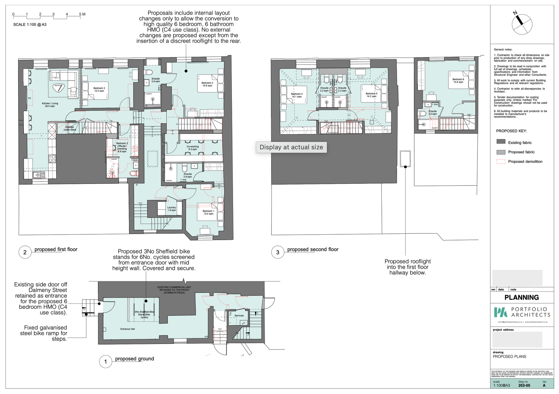 Commercial to 6 bed HMO floor plans in Liverpool