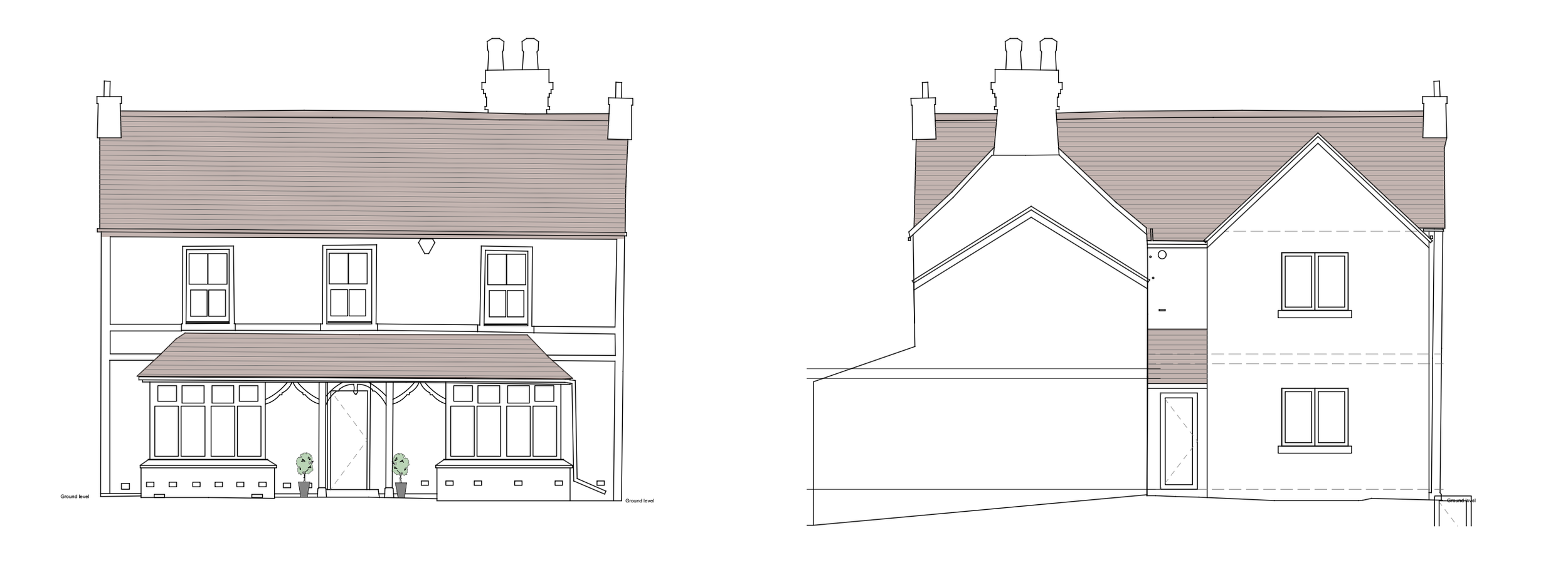 Proposed 12 bed hmo proposed elevations