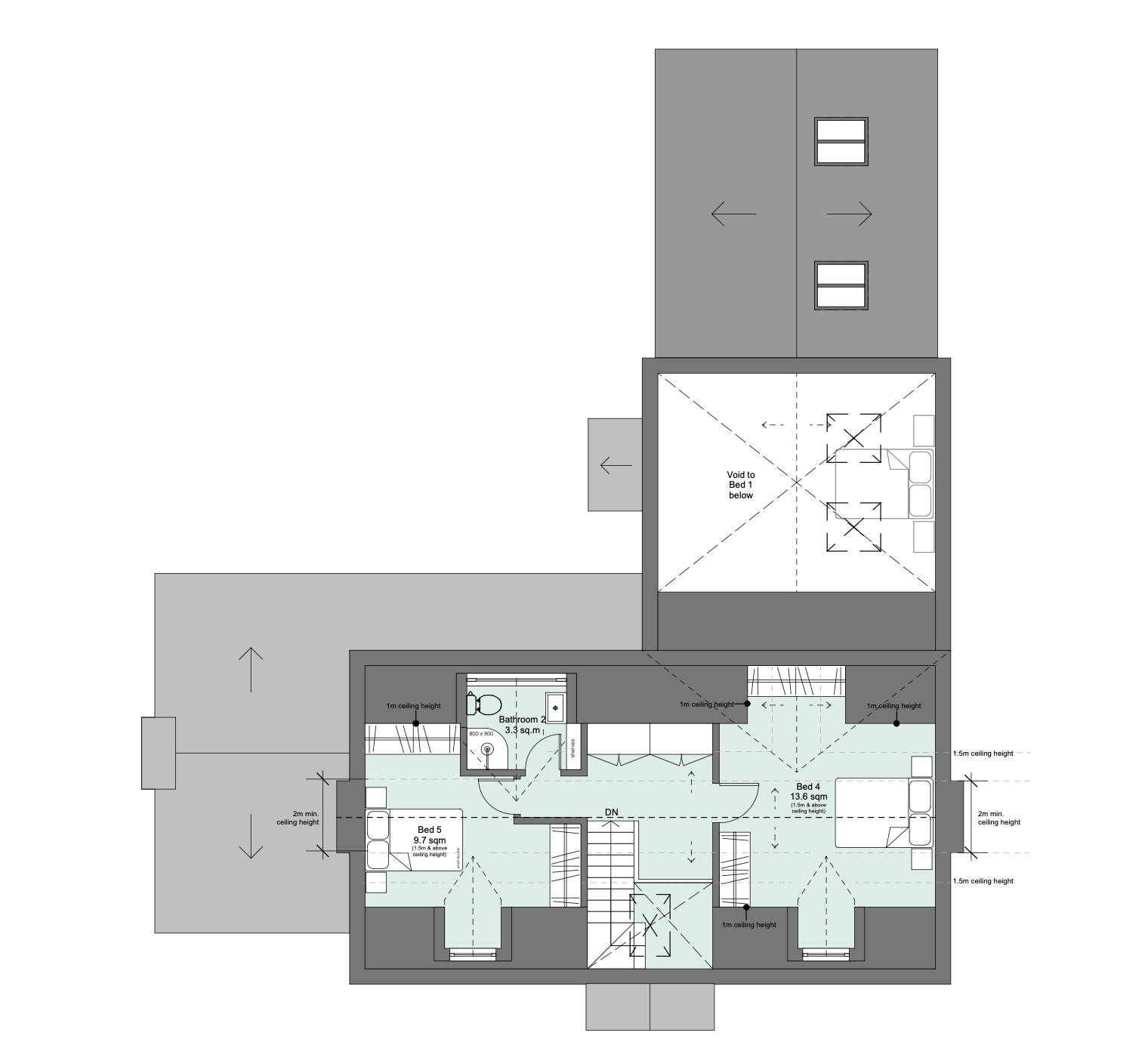cotswolds new build roof plan