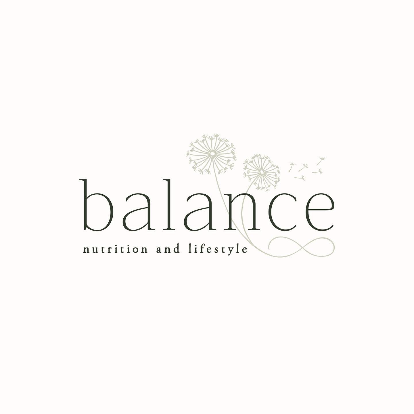 The finished branding I created recently for @balancenutritionlifestyle 🌿 There&rsquo;s a new post up on the blog about this project and the full brand ✨
