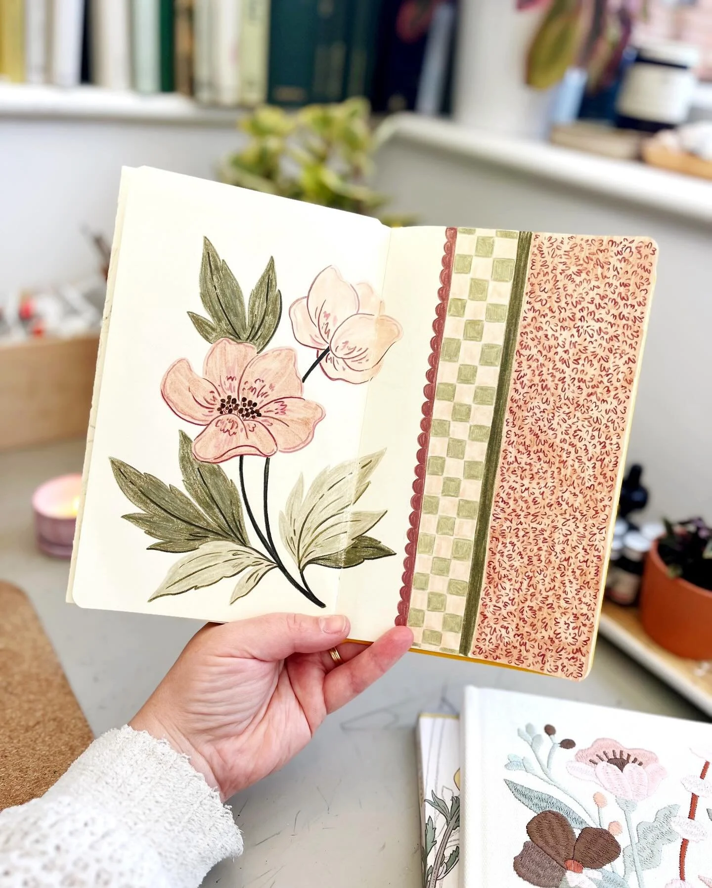 In my sketchbook lately ✨ I finished my latest sketchbook last night so I&rsquo;ll be sharing a tour of it on Substack next week ✍🏻