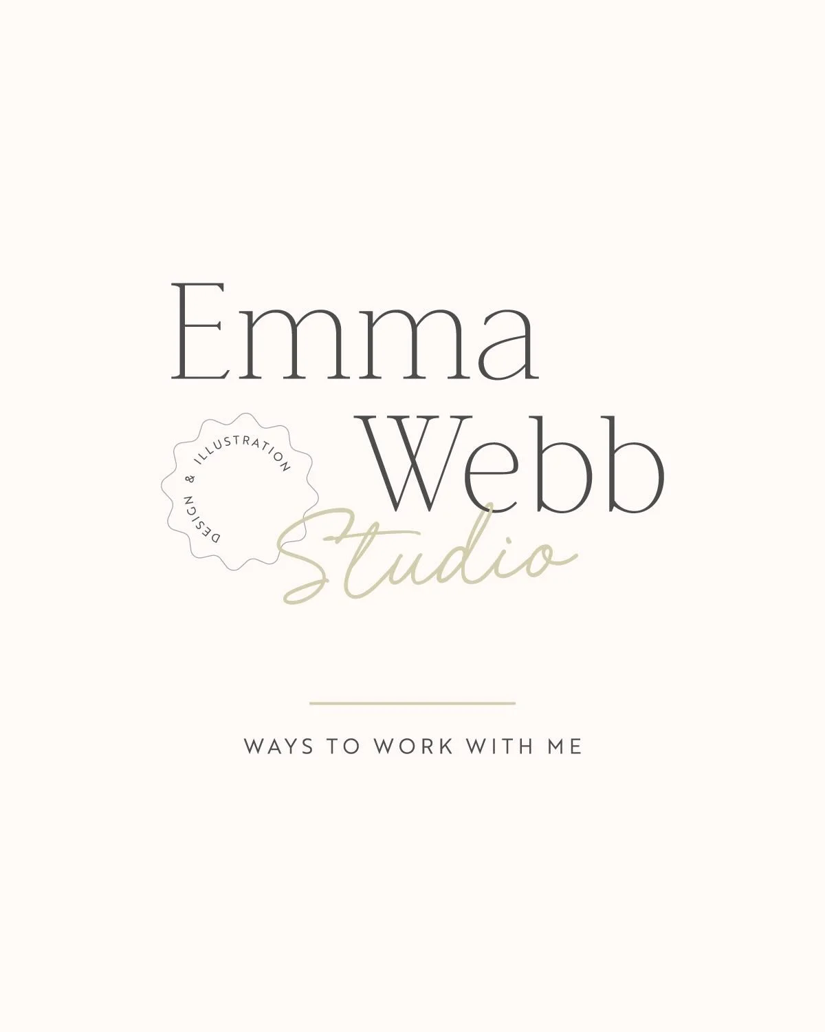 Ways to work with me ✍🏻
I offer a range of design services including custom illustrations and brand identities. Every project is unique so I can put together a package and quote to suit your needs. Bookings are open for next month onwards, so get in