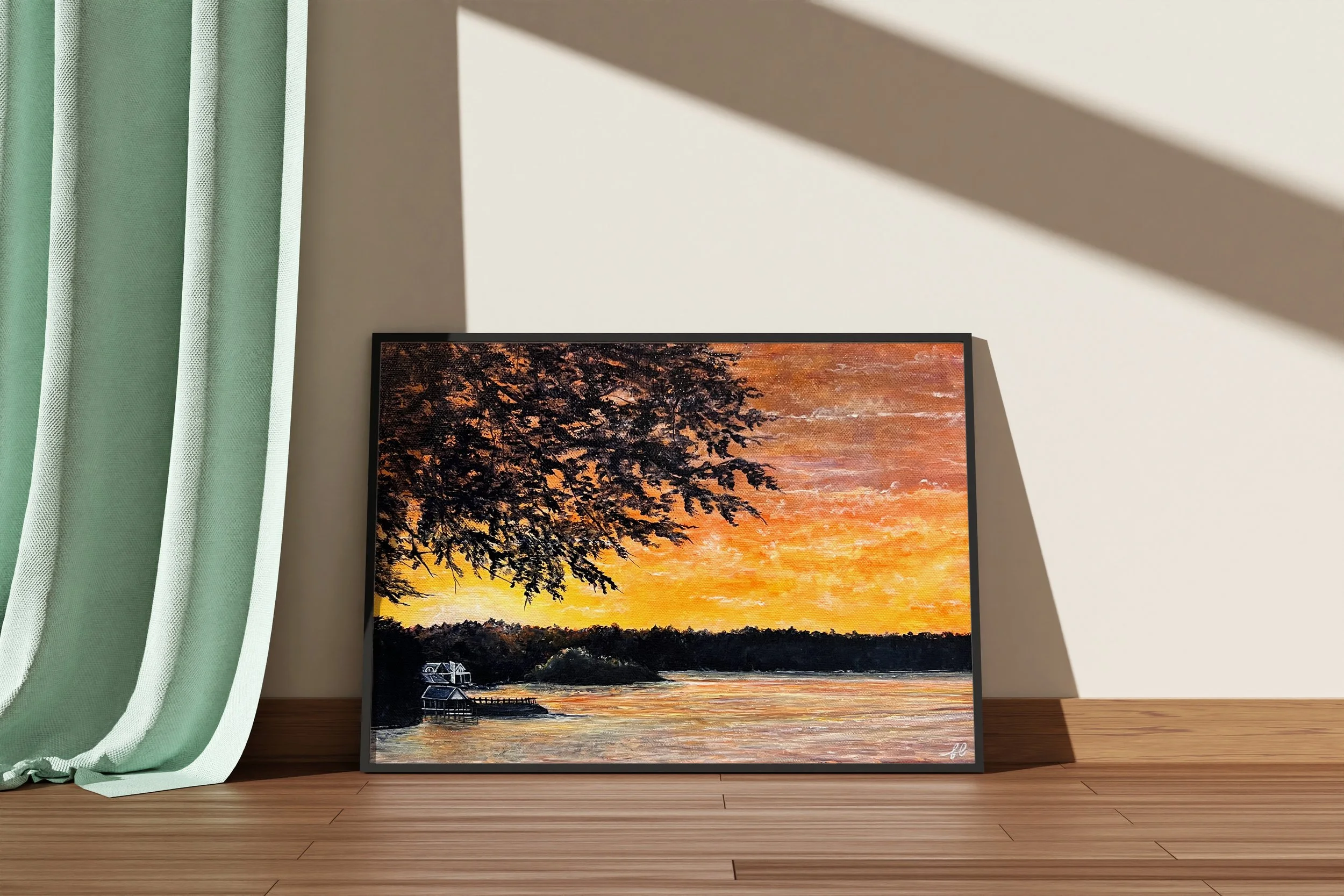 Acrylic Painting on Gallery Wrapped Canvas