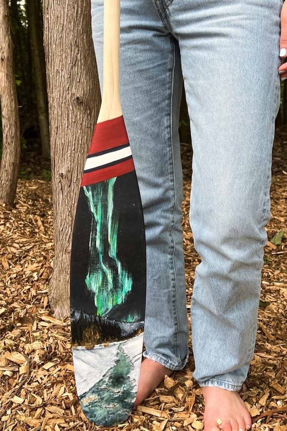 Northern Lights, Paddle, Art