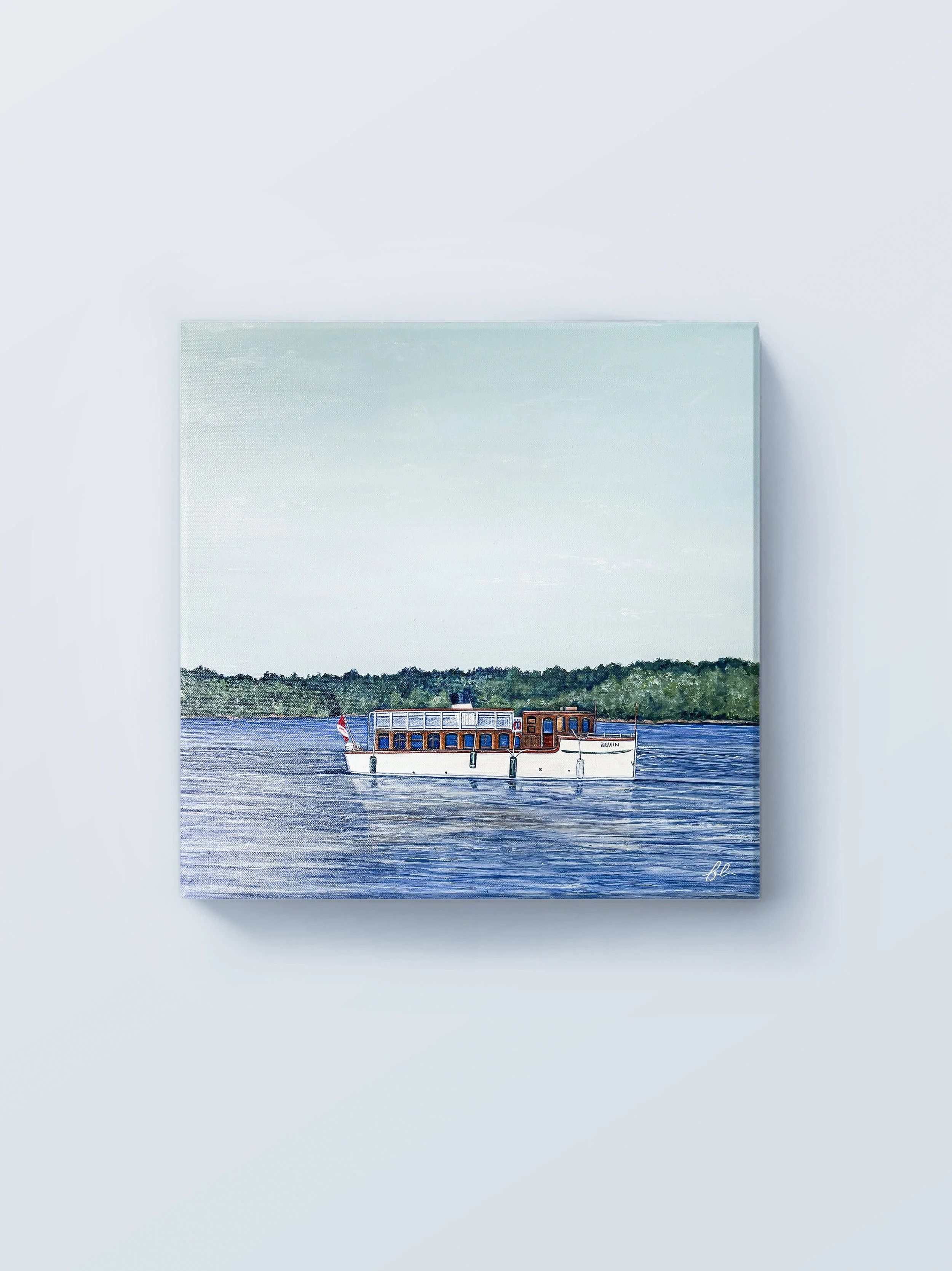 The SS Bigwin – Original Acrylic Painting  (20” x 20”)