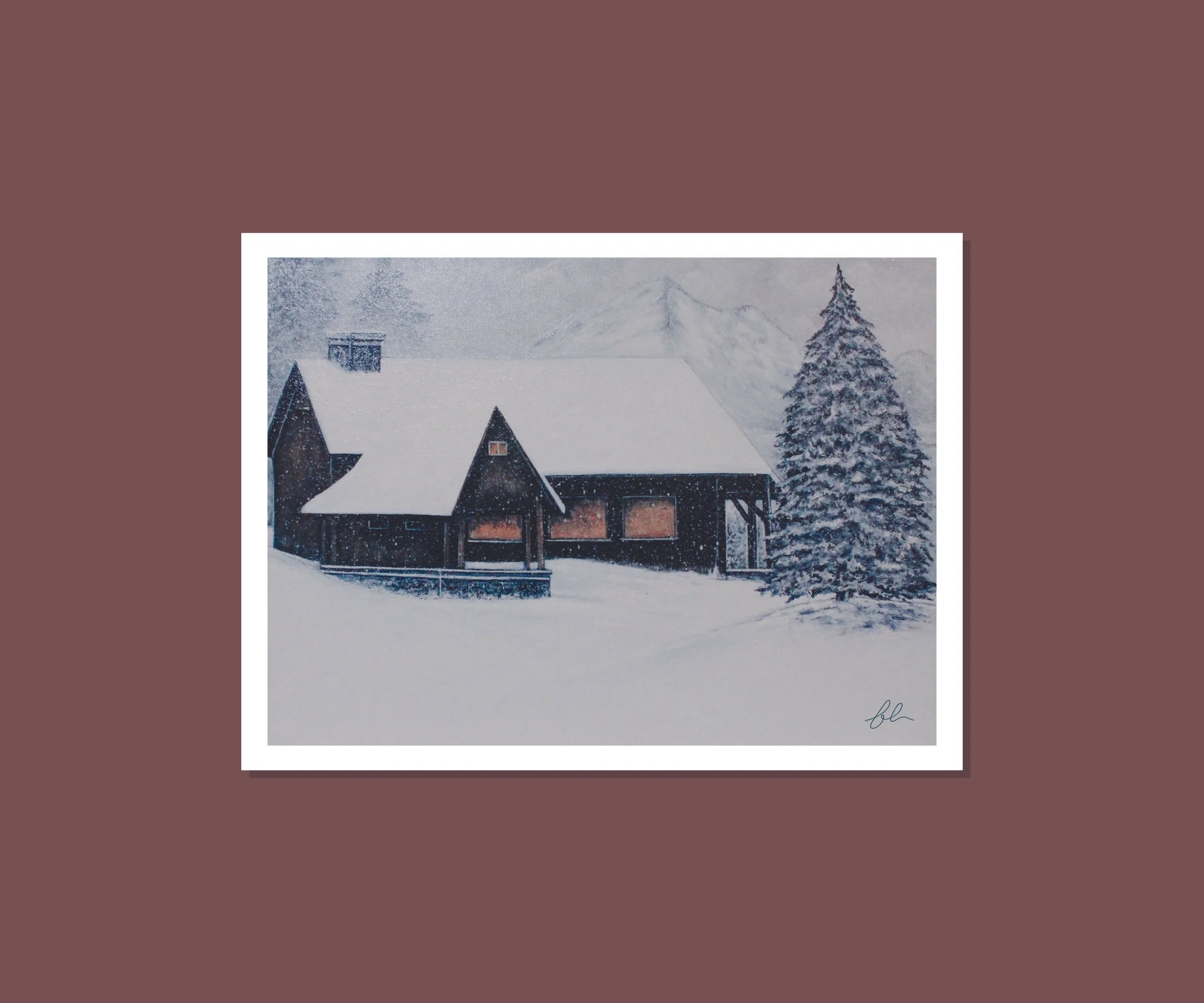 'The Hearthside Cabin' Print