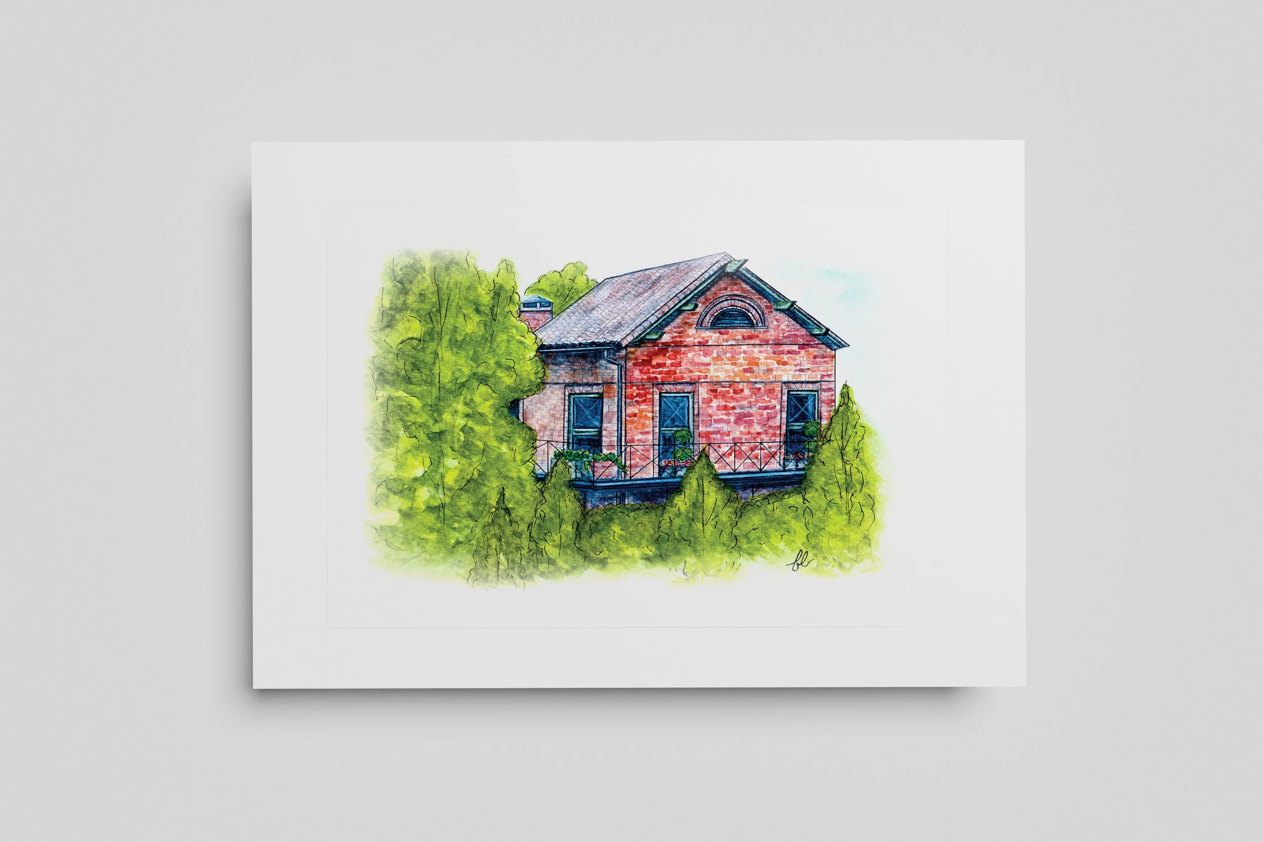 "The Corner at Wieuca" Print