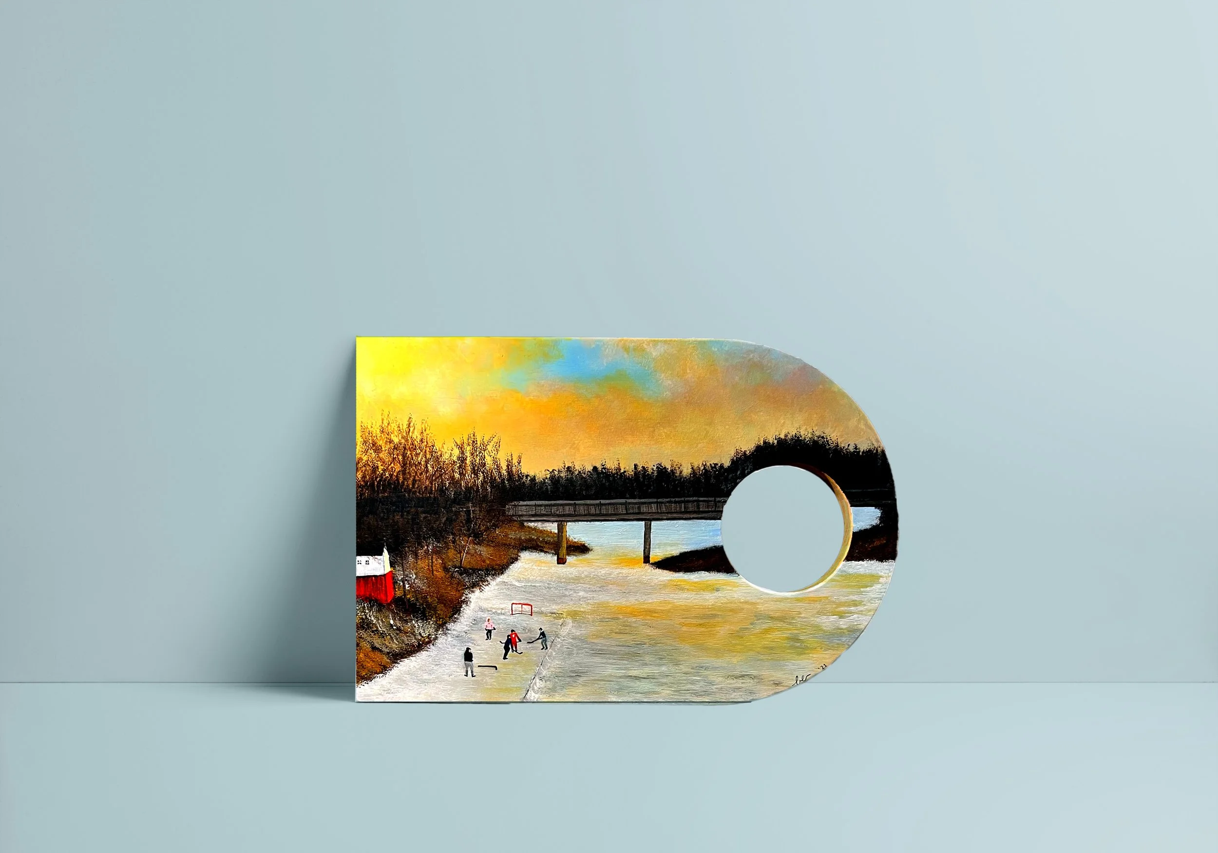 Souris, MB, Cutting Board, Painting