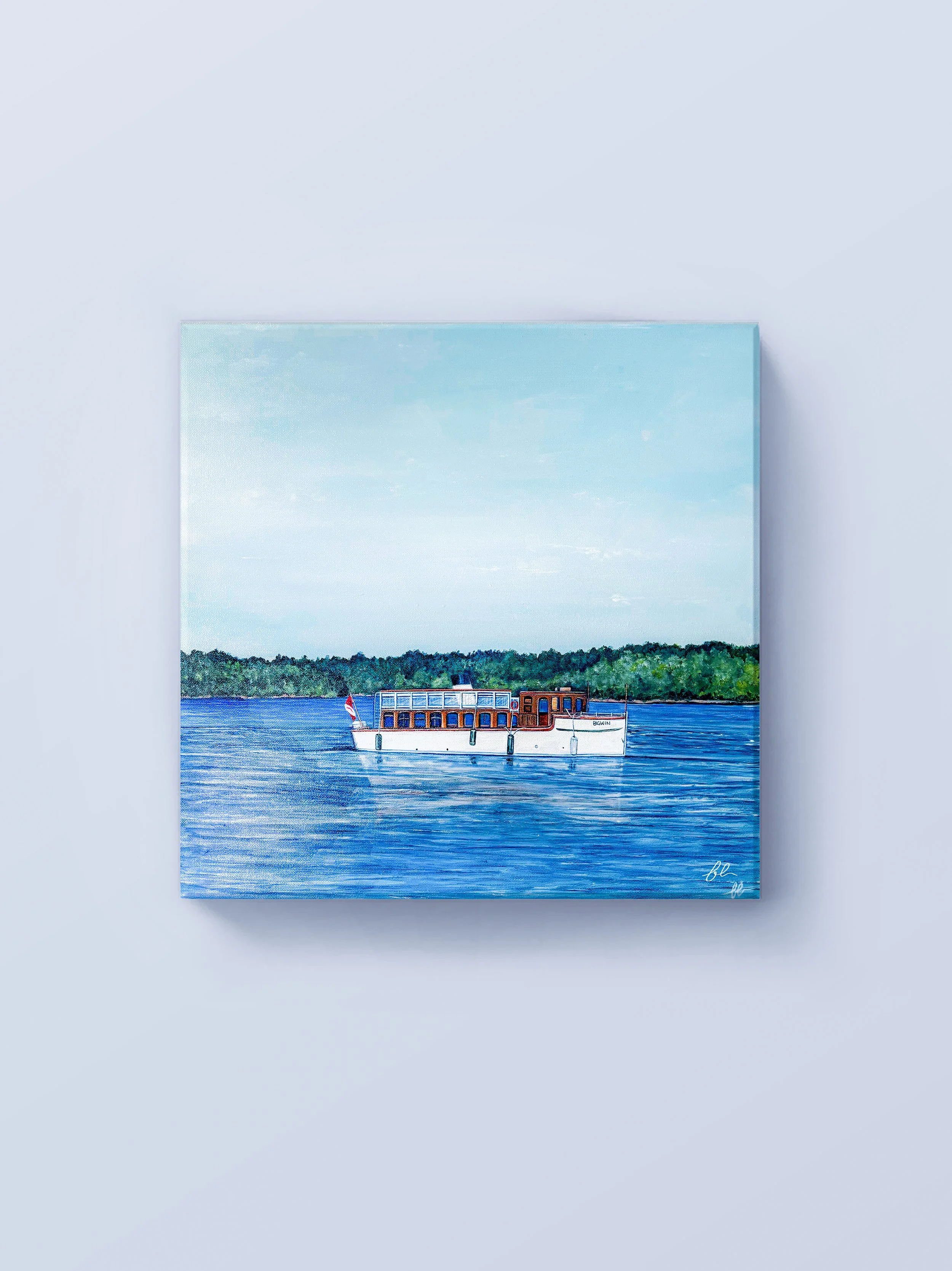 The SS Bigwin – Original Acrylic Painting  (20” x 20”)