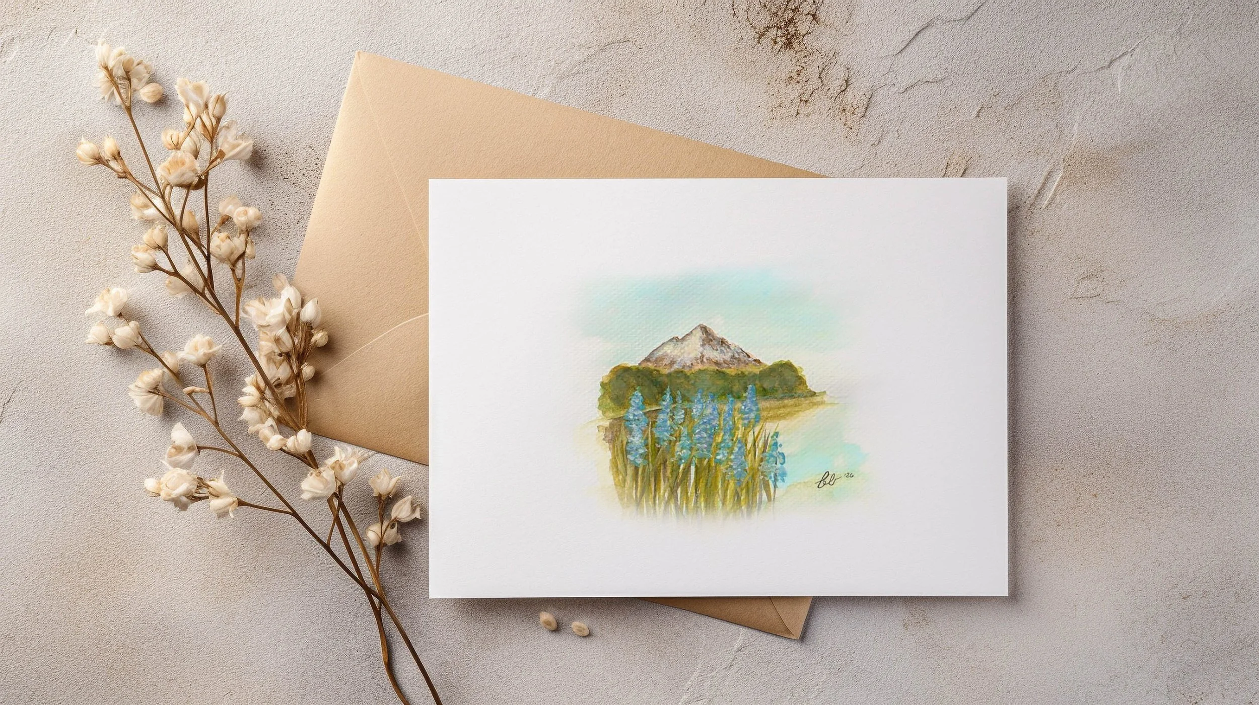 Hushed Horizon | Greeting Card