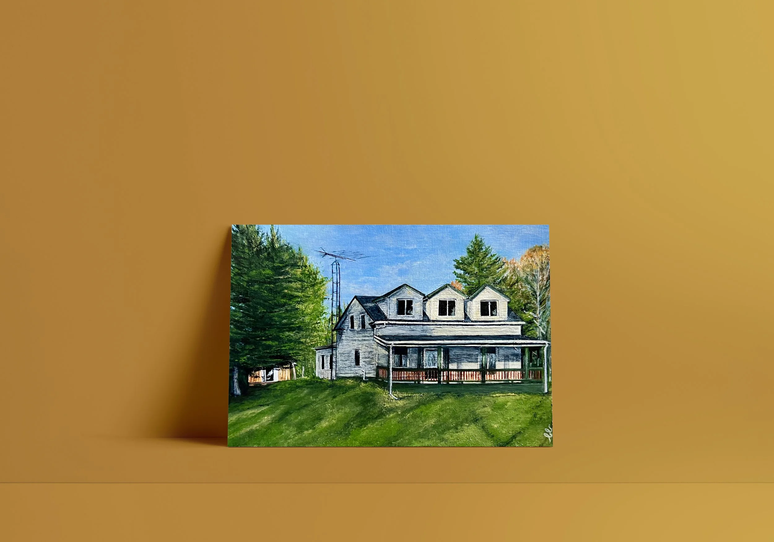 Acrylic on Canvas Paper