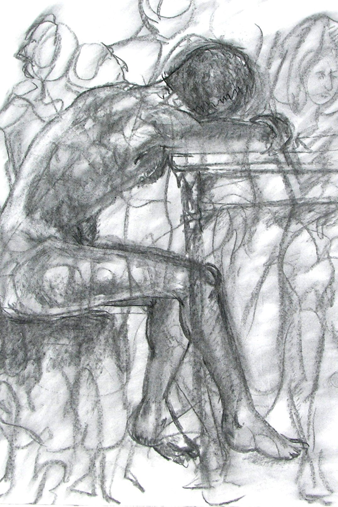 Nude (2014)
Charcoal on paper
18" x 24"