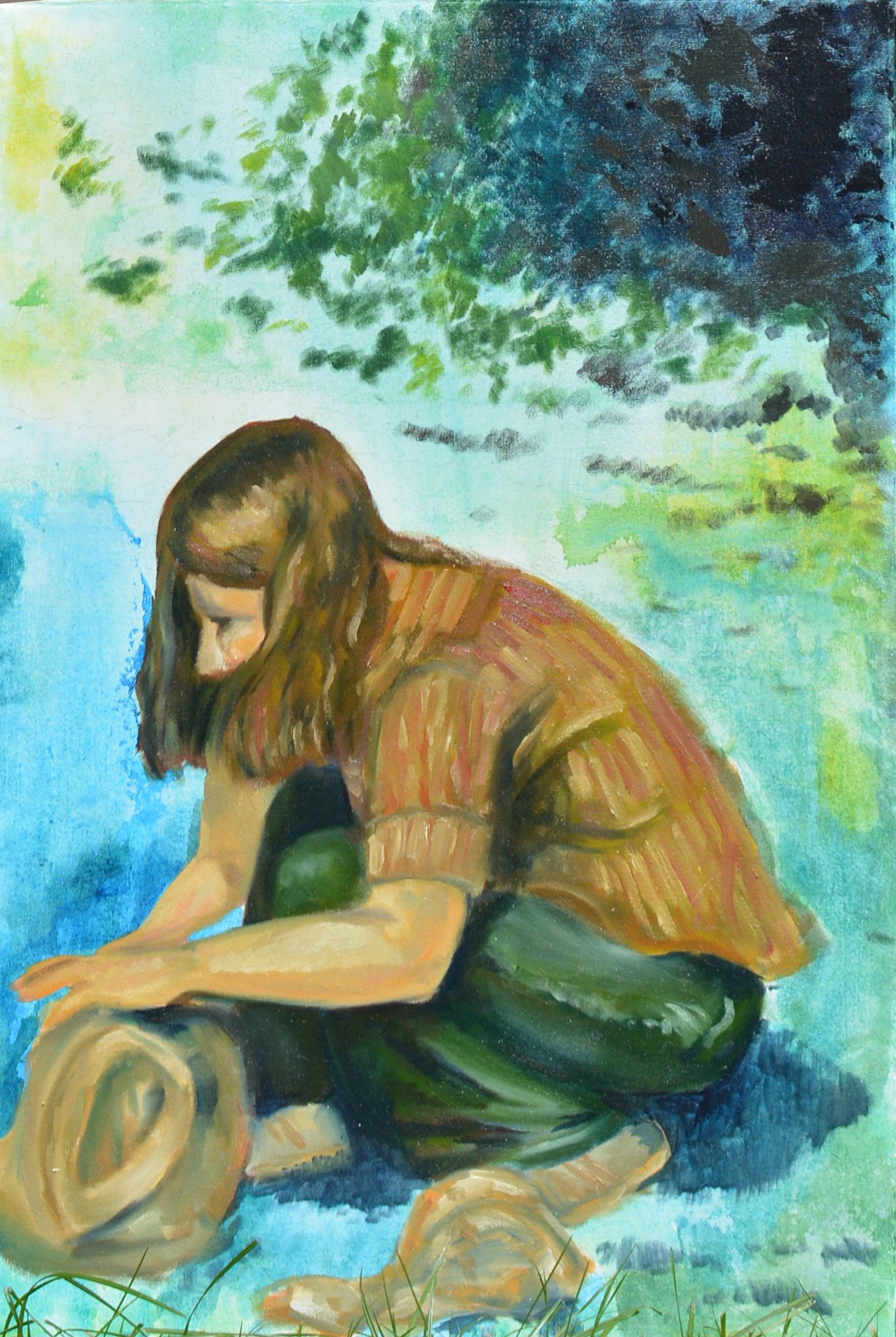 Rucksack (2016)
Oil and Acrylic on Canvas
