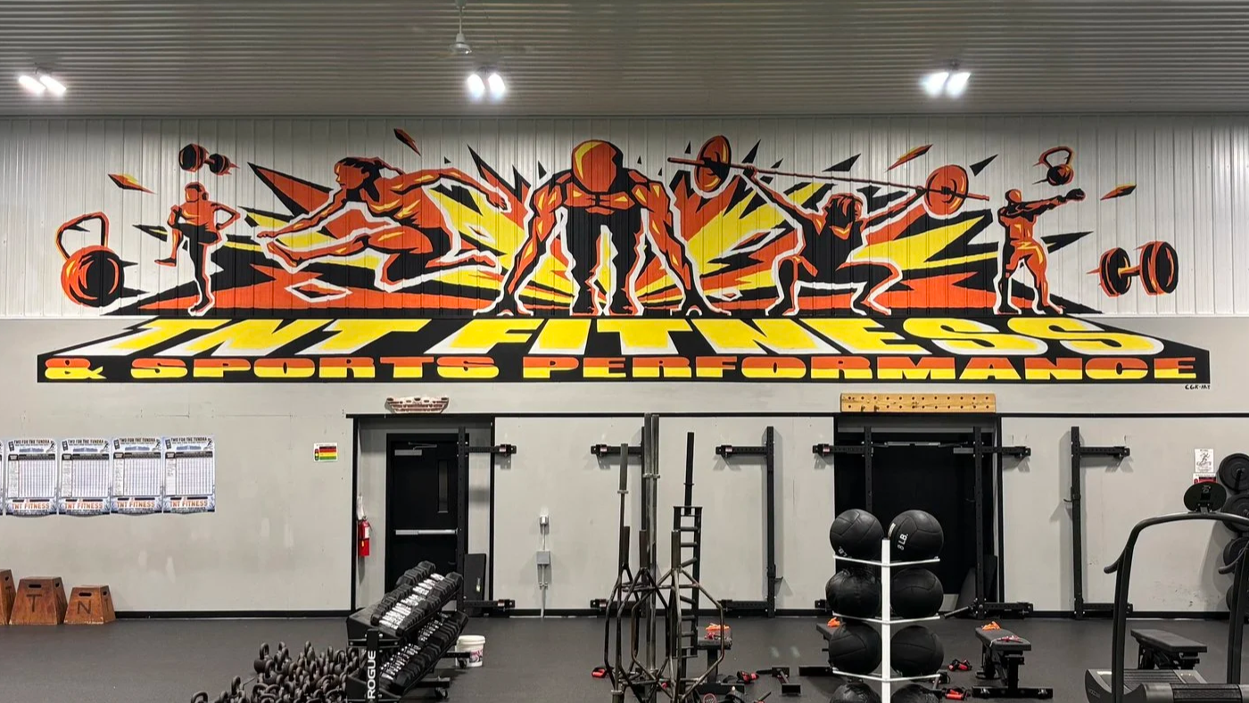 TNT Fitness & Sports Performance Mural