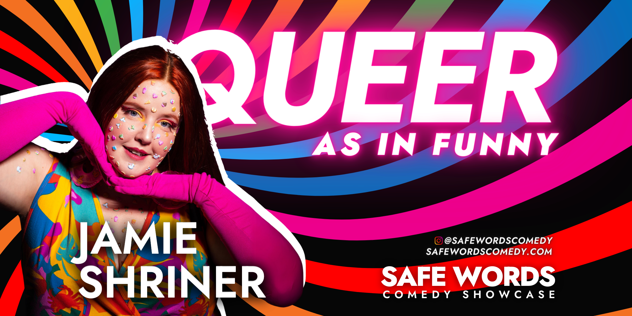 BANNER Safe Words Queer Comedy Showcase, Jamie Shriner.png